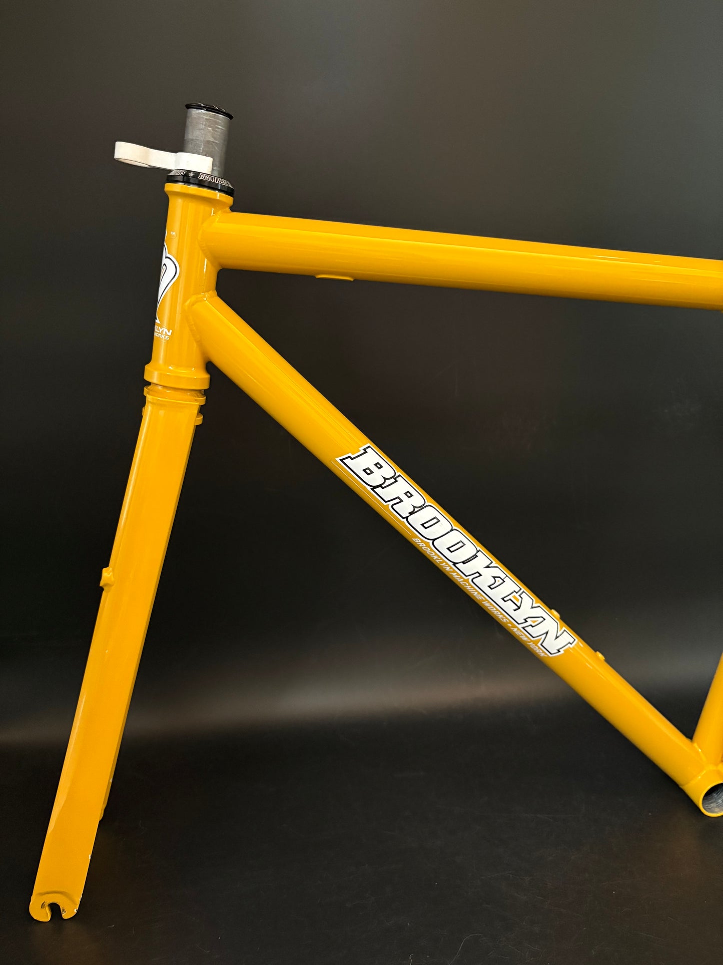 Brooklyn Machine Works Gangsta Track v4 Frameset Yellow Medium