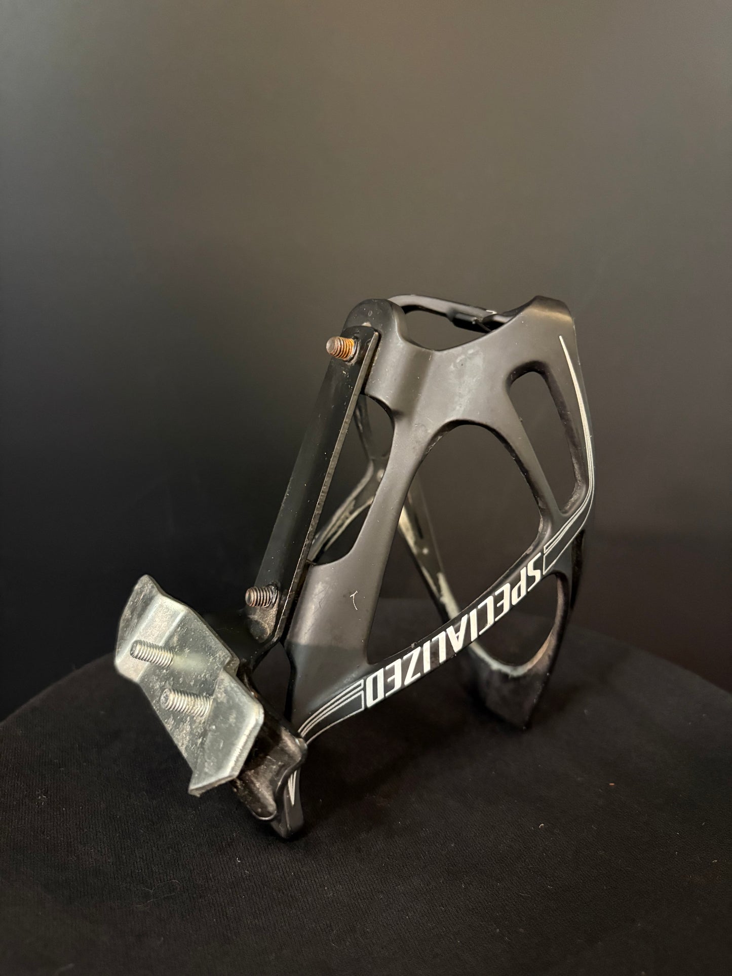 Specialized Bottle Cage + Minoura Saddle Rail Mount