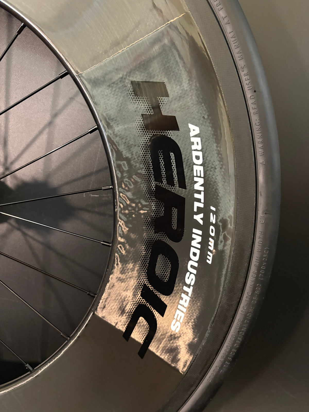 Ardently Heroic Wheelset 120mm Carbon Clincher 20/24h