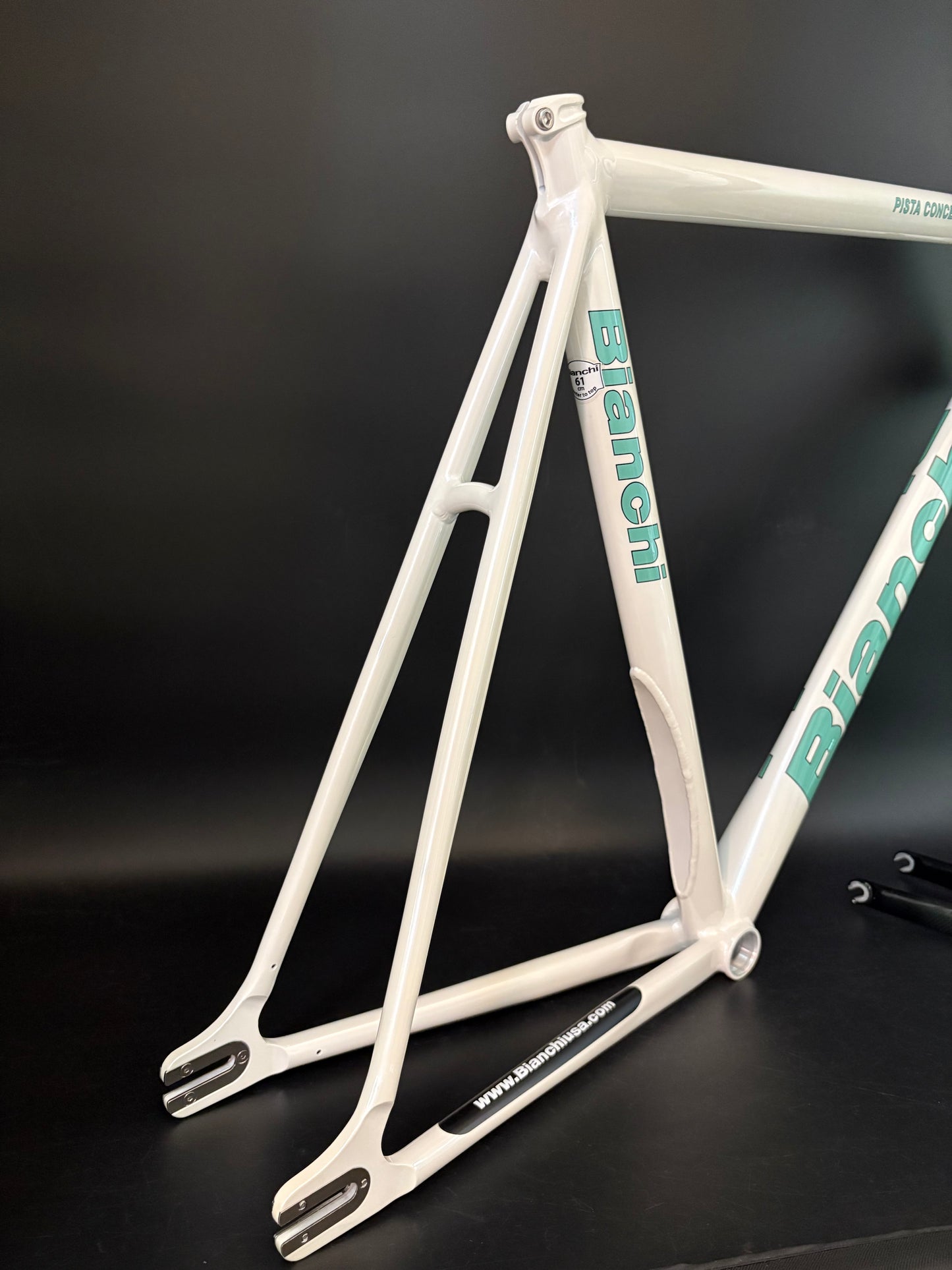 NOS Bianchi Pista Concept 2008 Frameset White 61cm