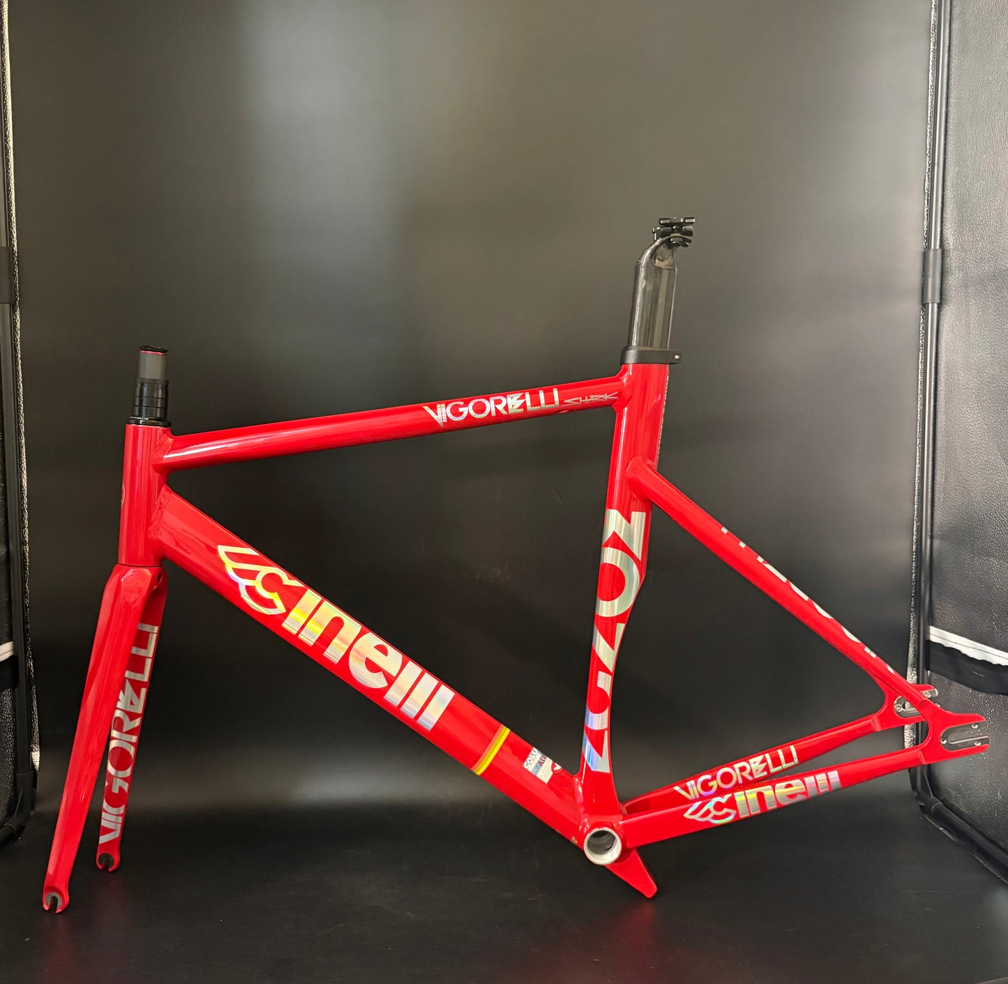 Cinelli Vigorelli Shark Frameset Red 54cm