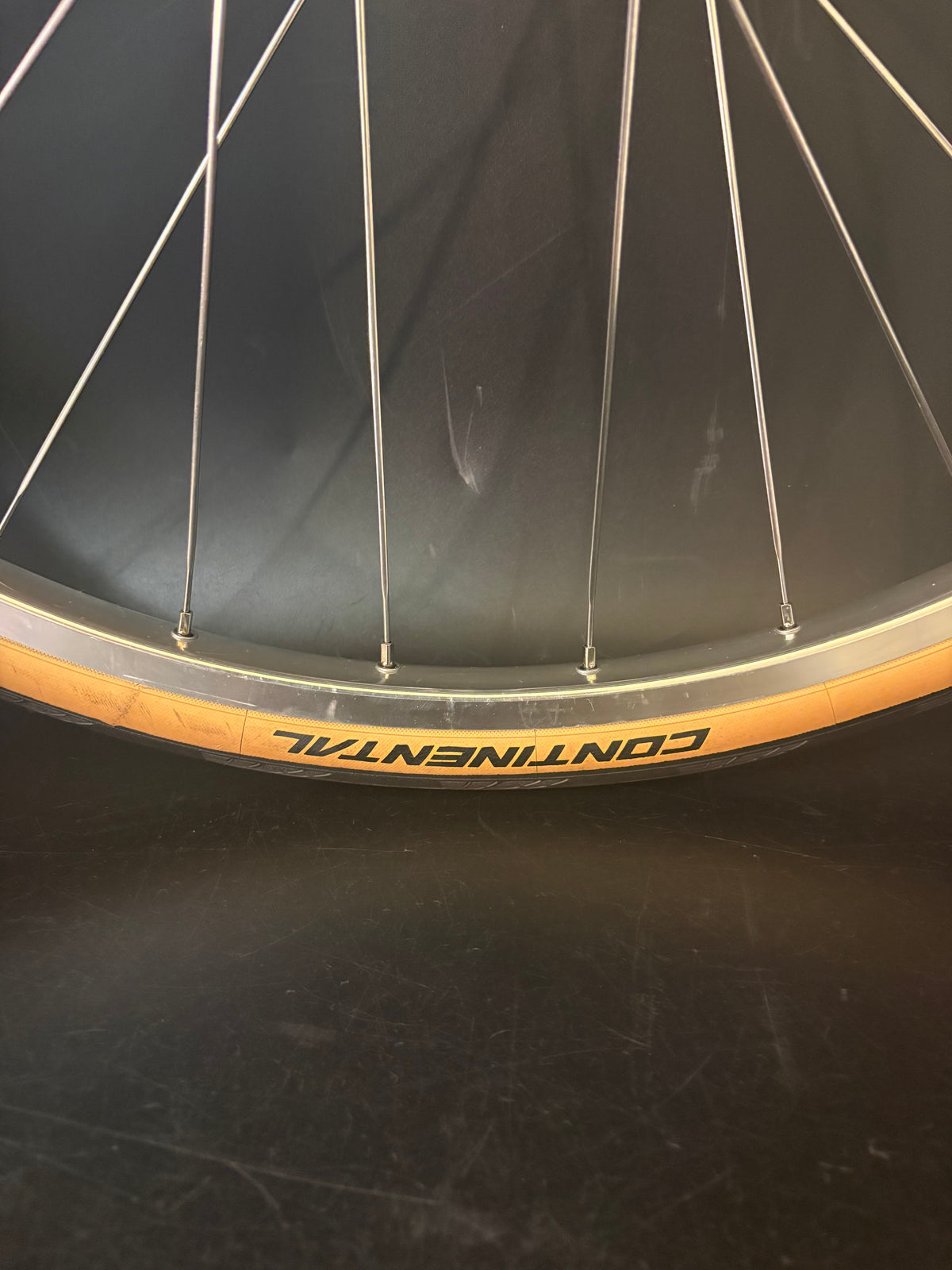 H Plus Son Tb14 / Dura Ace 7600 Wheelset Silver 32h