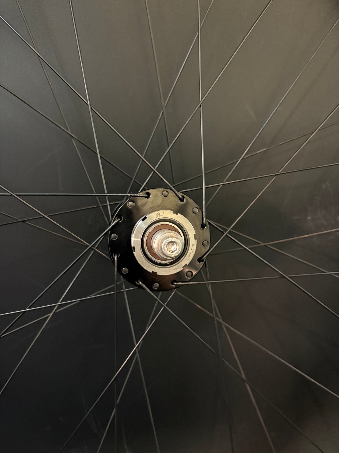 H Plus Son Hydra / Phil Wood HF Wheelset Black 32h #1