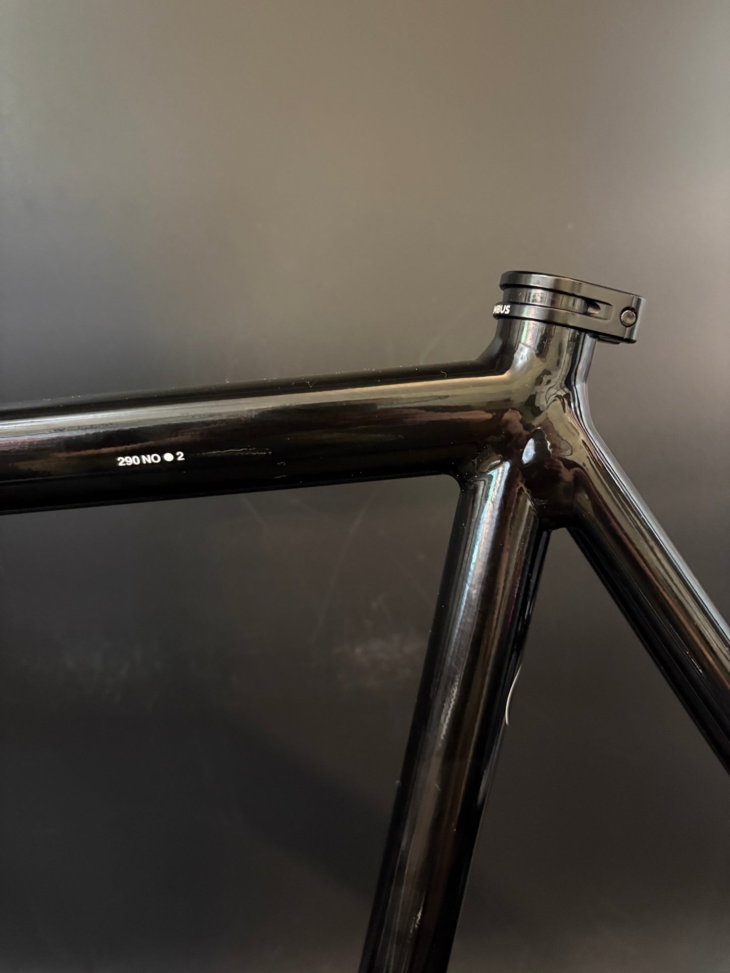 Dosnoventa Los Angeles Frameset Black Medium w/ Carbon Bars + Seatpost