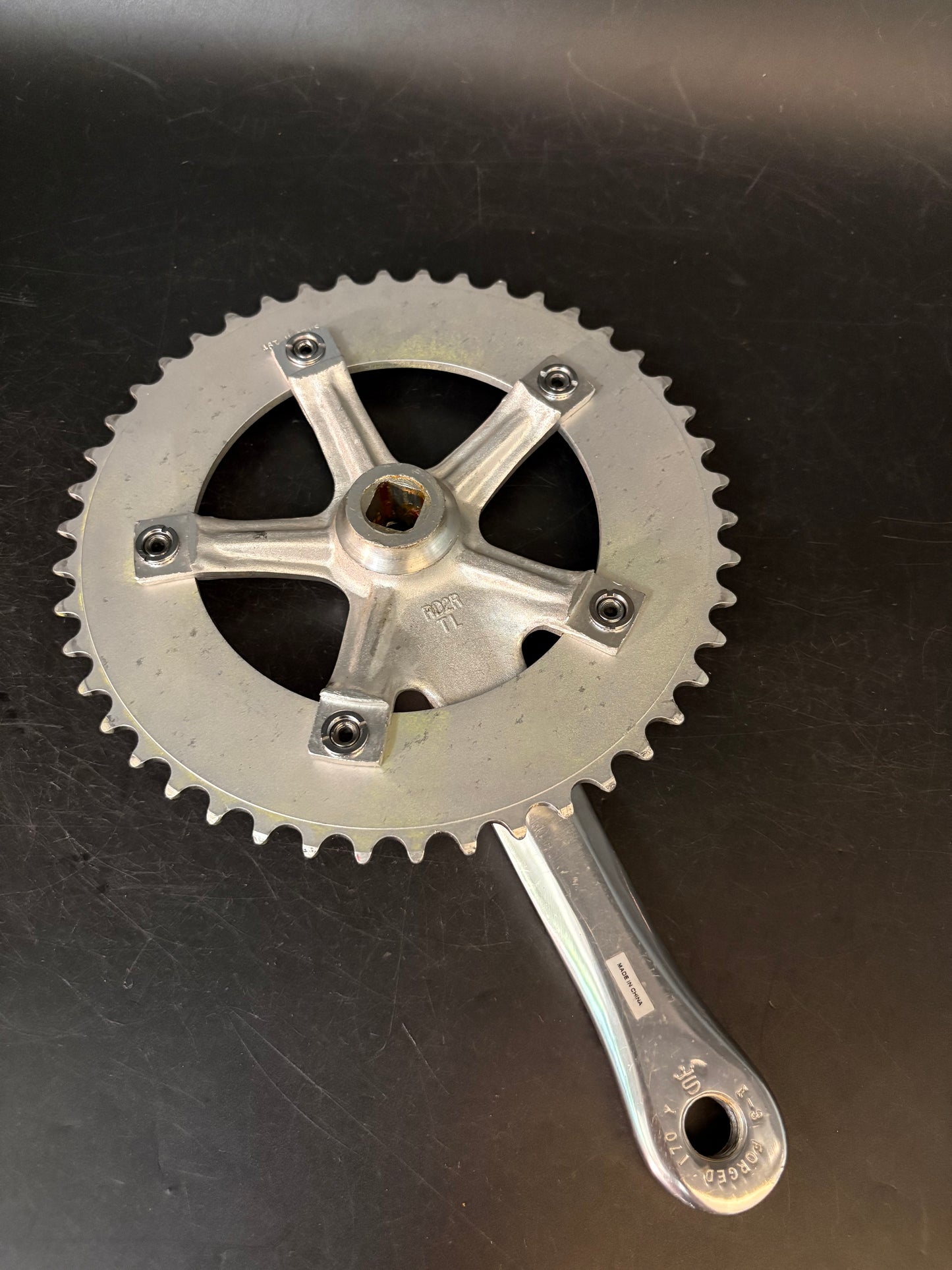 Sugino Messenger Crankset Silver 170mm 46t 130bcd