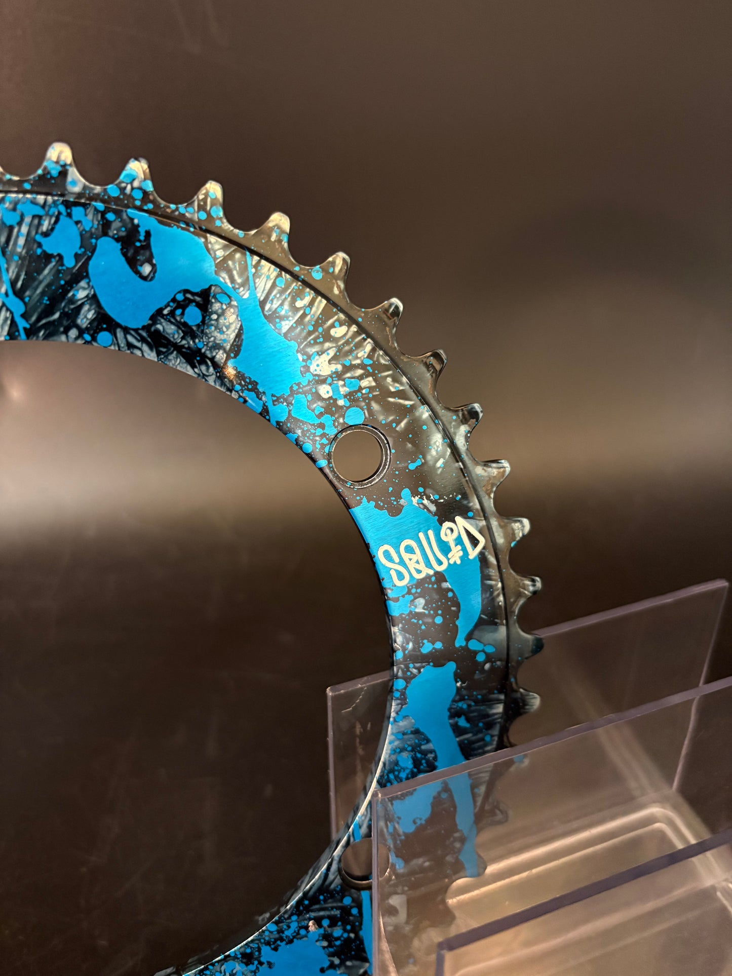 Raketa x Squid Bikes Supersport Chainring Blue/Silver/Black 47t