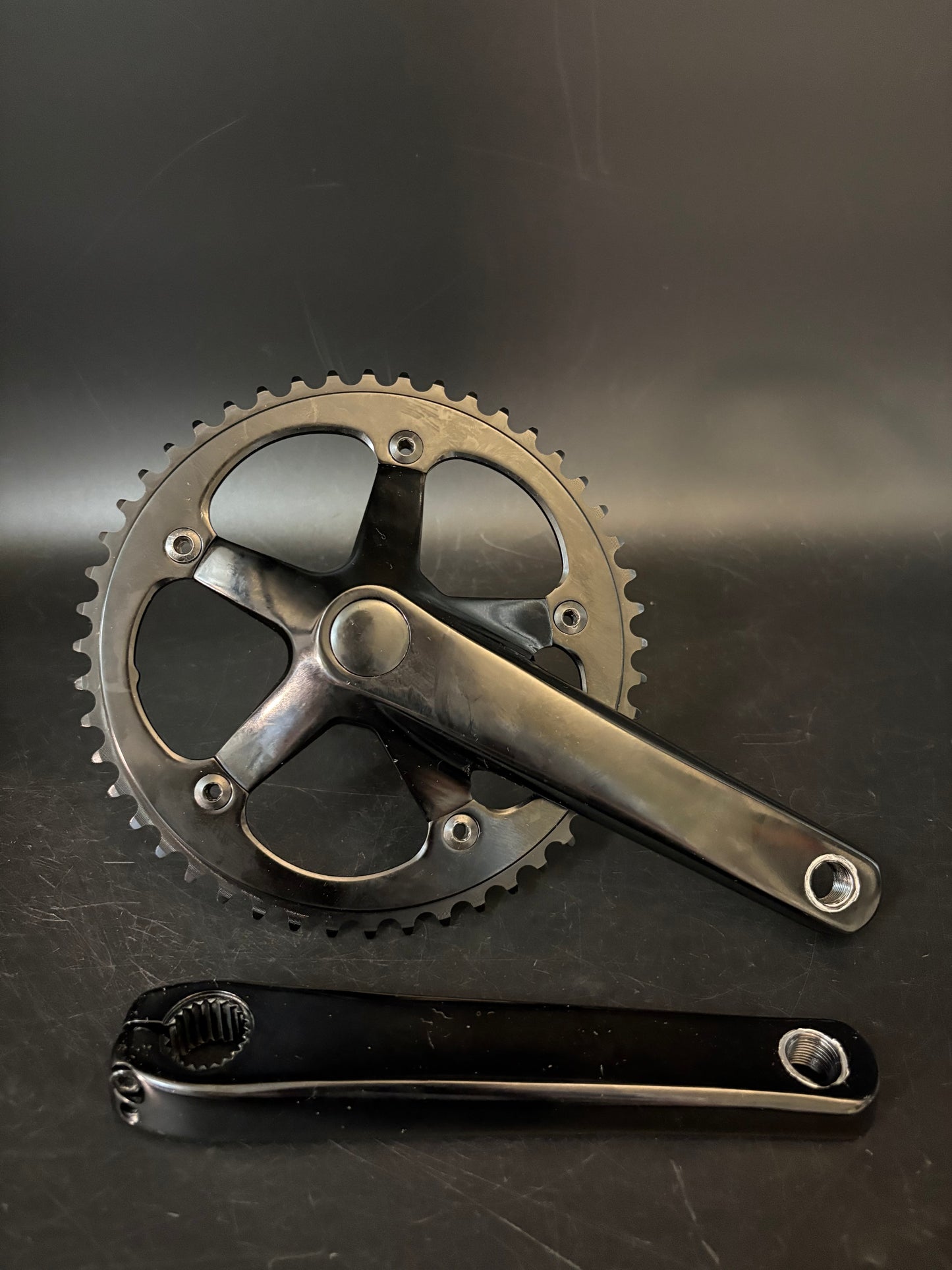 Andel Deluxe 2.0 Crankset Black 170mm 48t