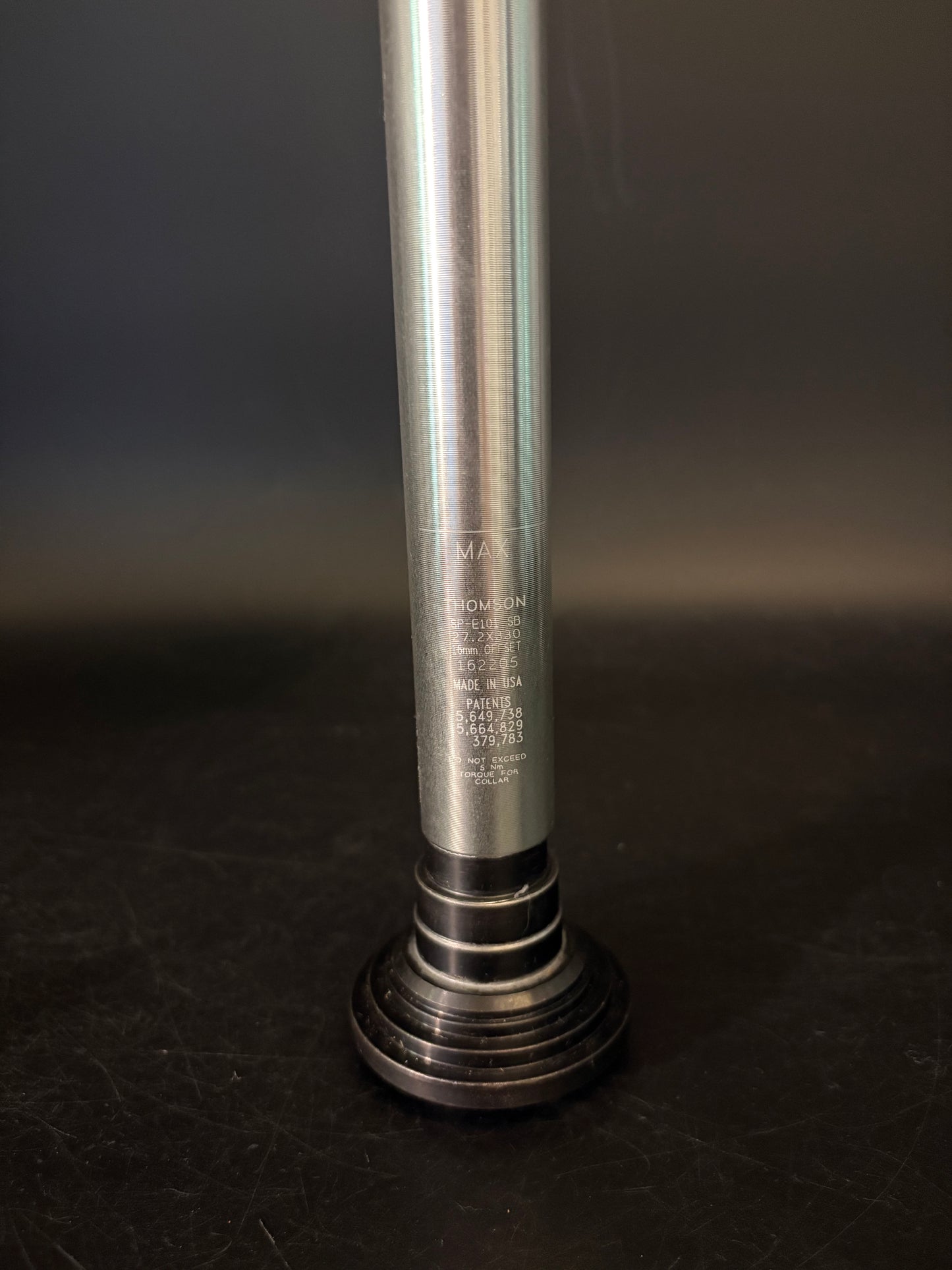 Thomson Elite Setback Seatpost Silver 27.2 330mm