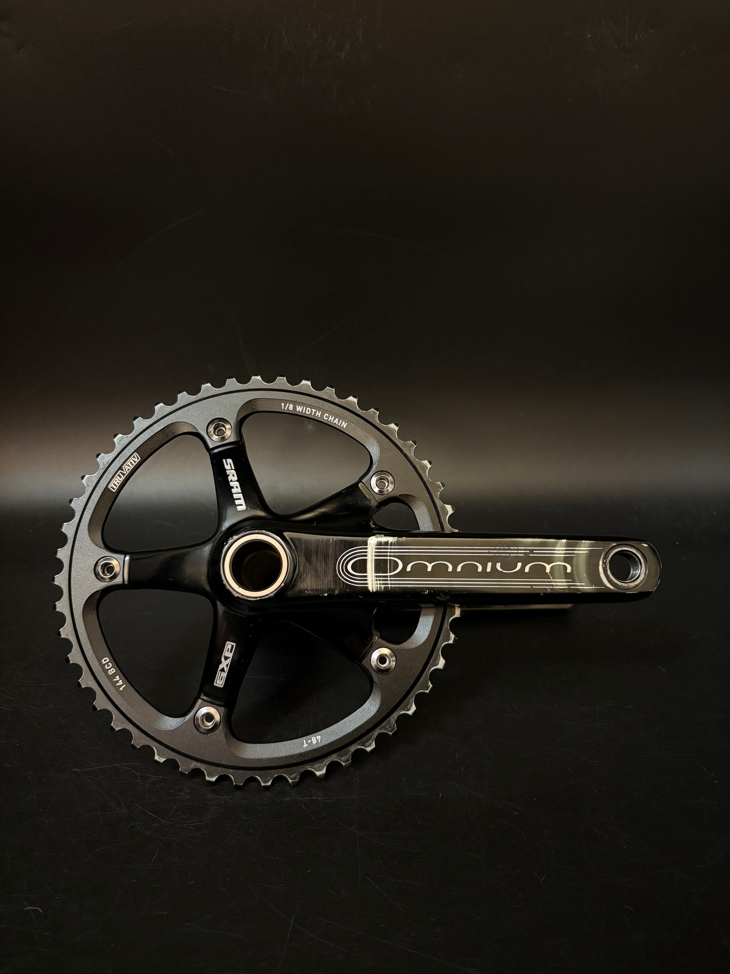 Sram Omnium Crankset Black 167.5 48t