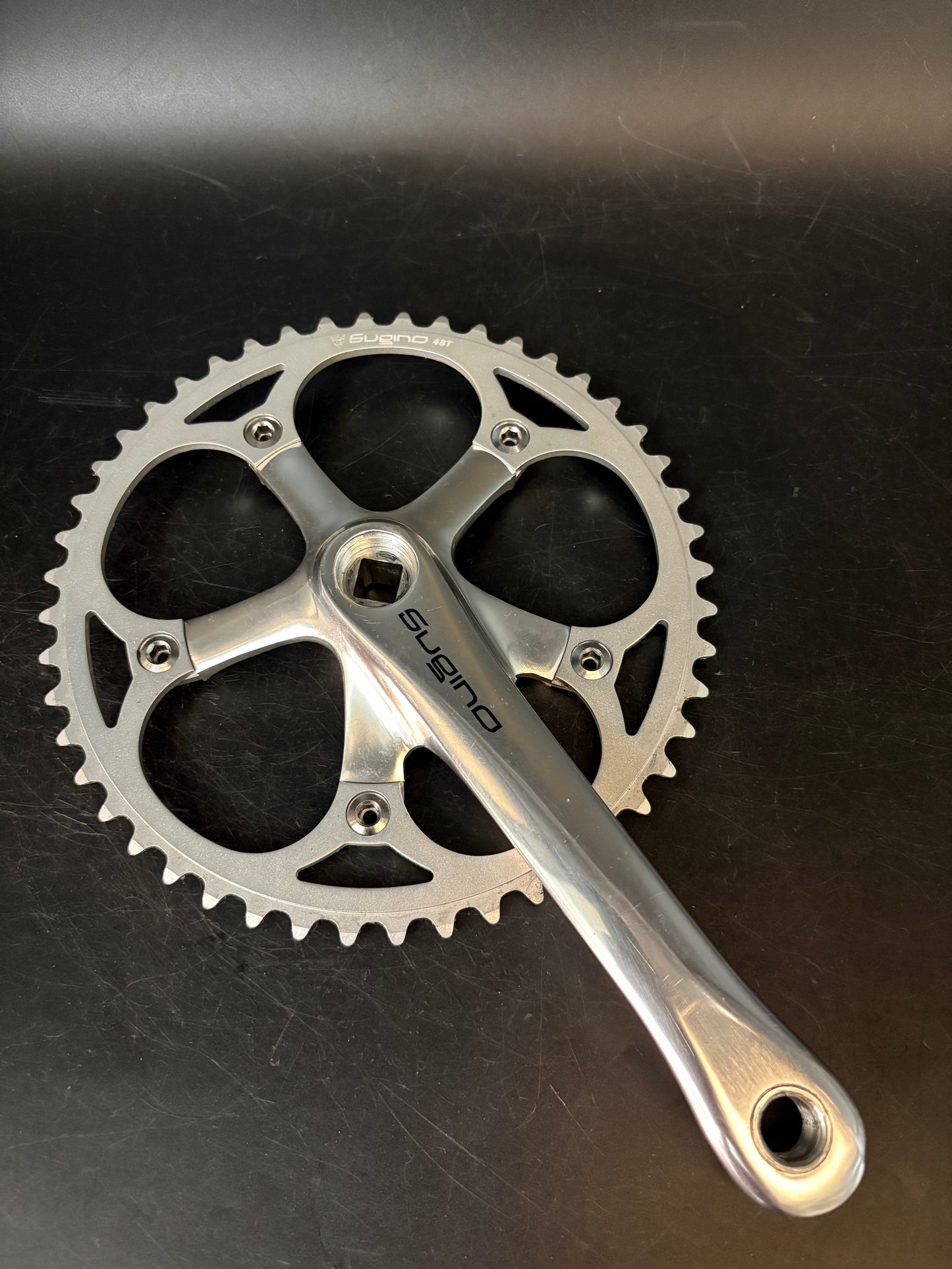 Sugino Messenger Crankset Silver 170mm 48t 130bcd
