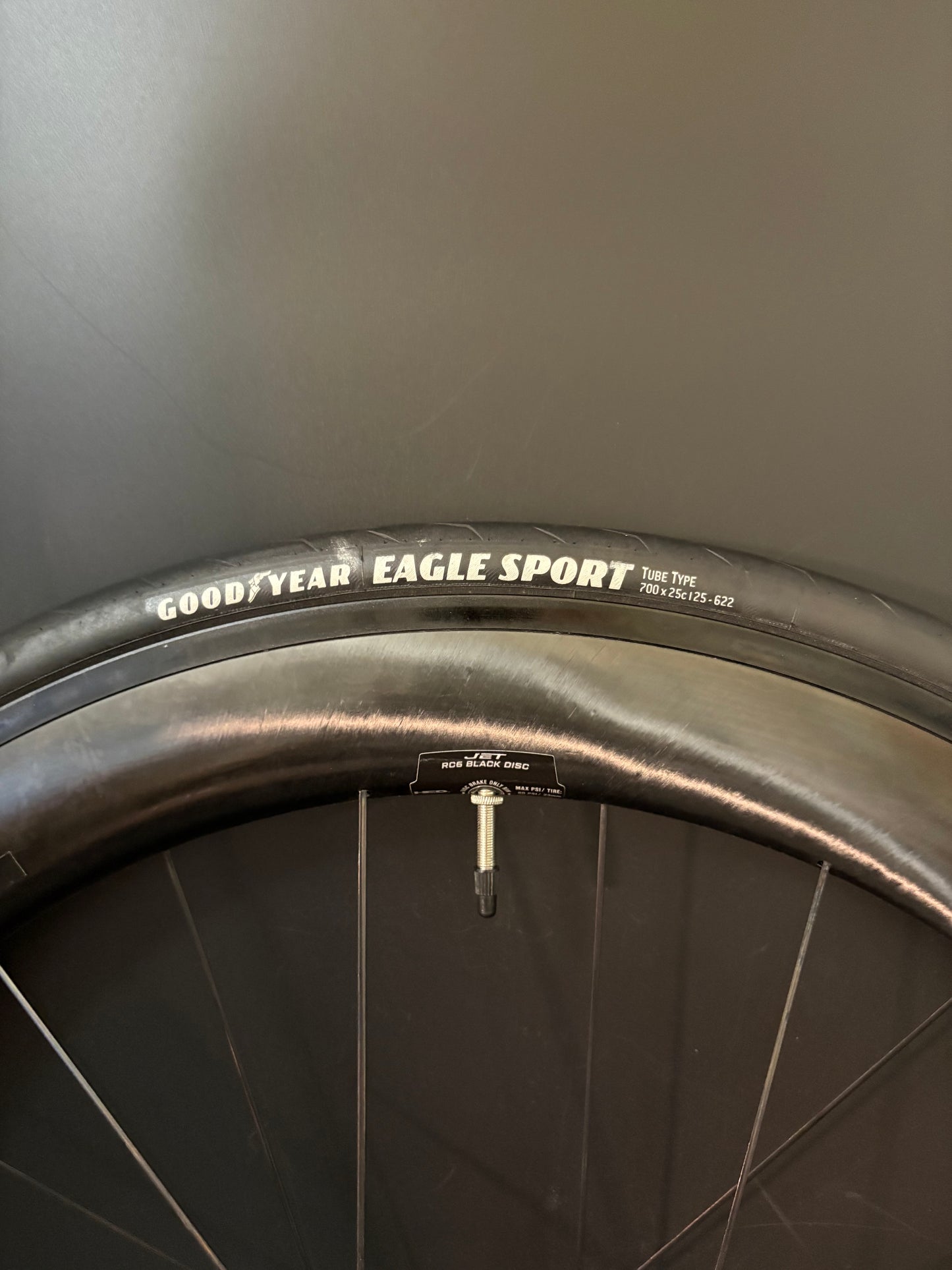 HED Jet RC6 Black Disc Wheelset Carbon 24h