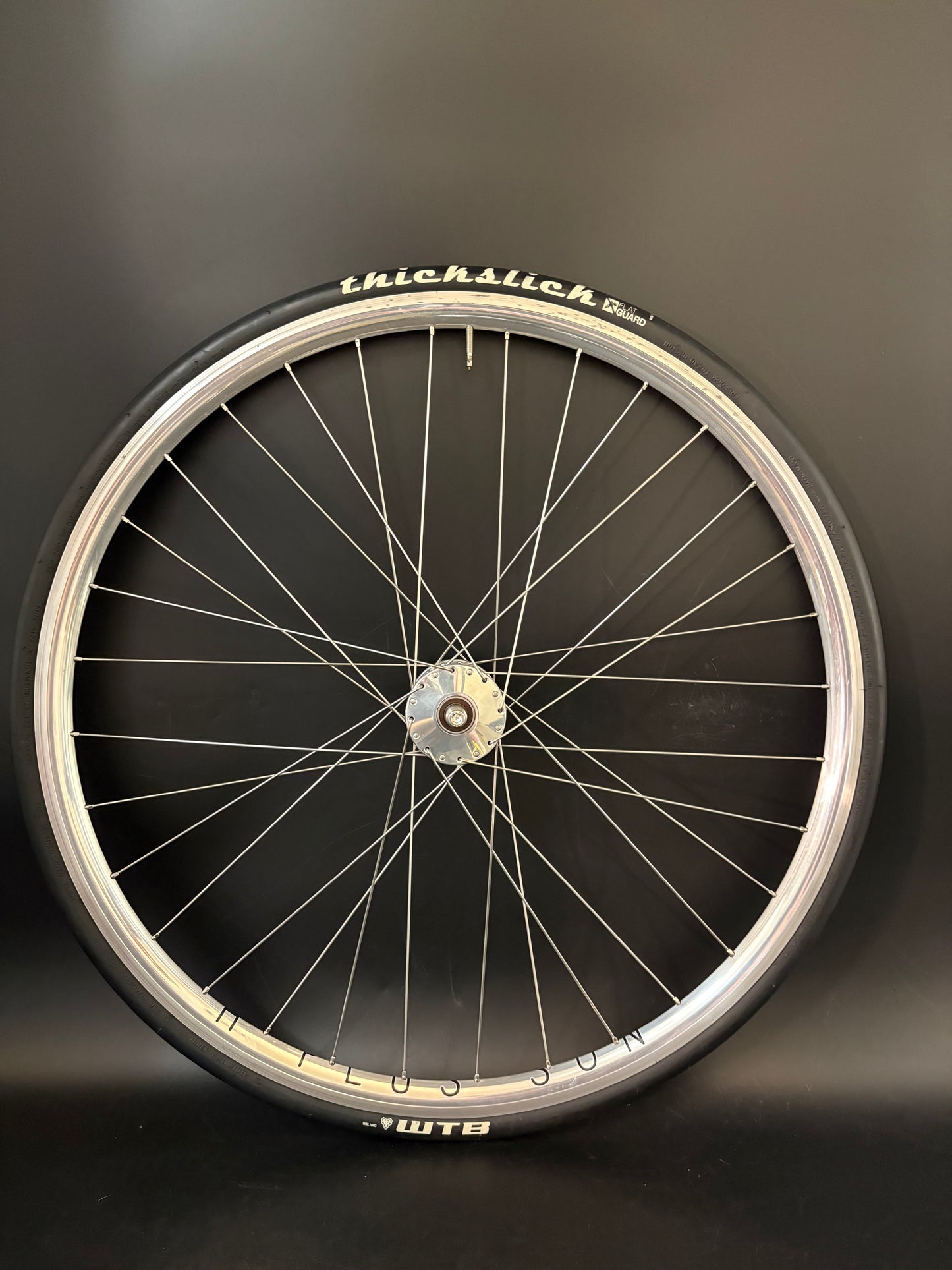 H Plus Son Archetype / Phil Wood HF Wheelset Silver 32h