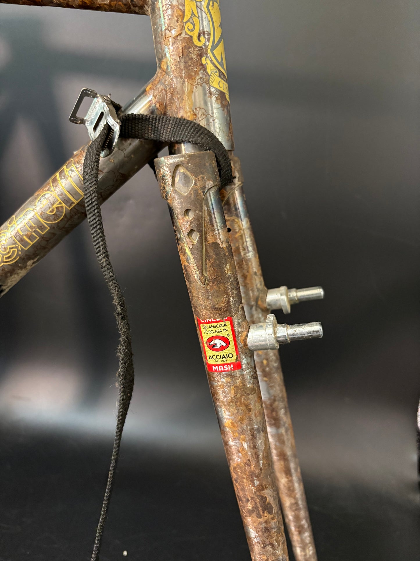Chas’ Cinelli Mash Work Frameset Raw Prototype #2 55cm