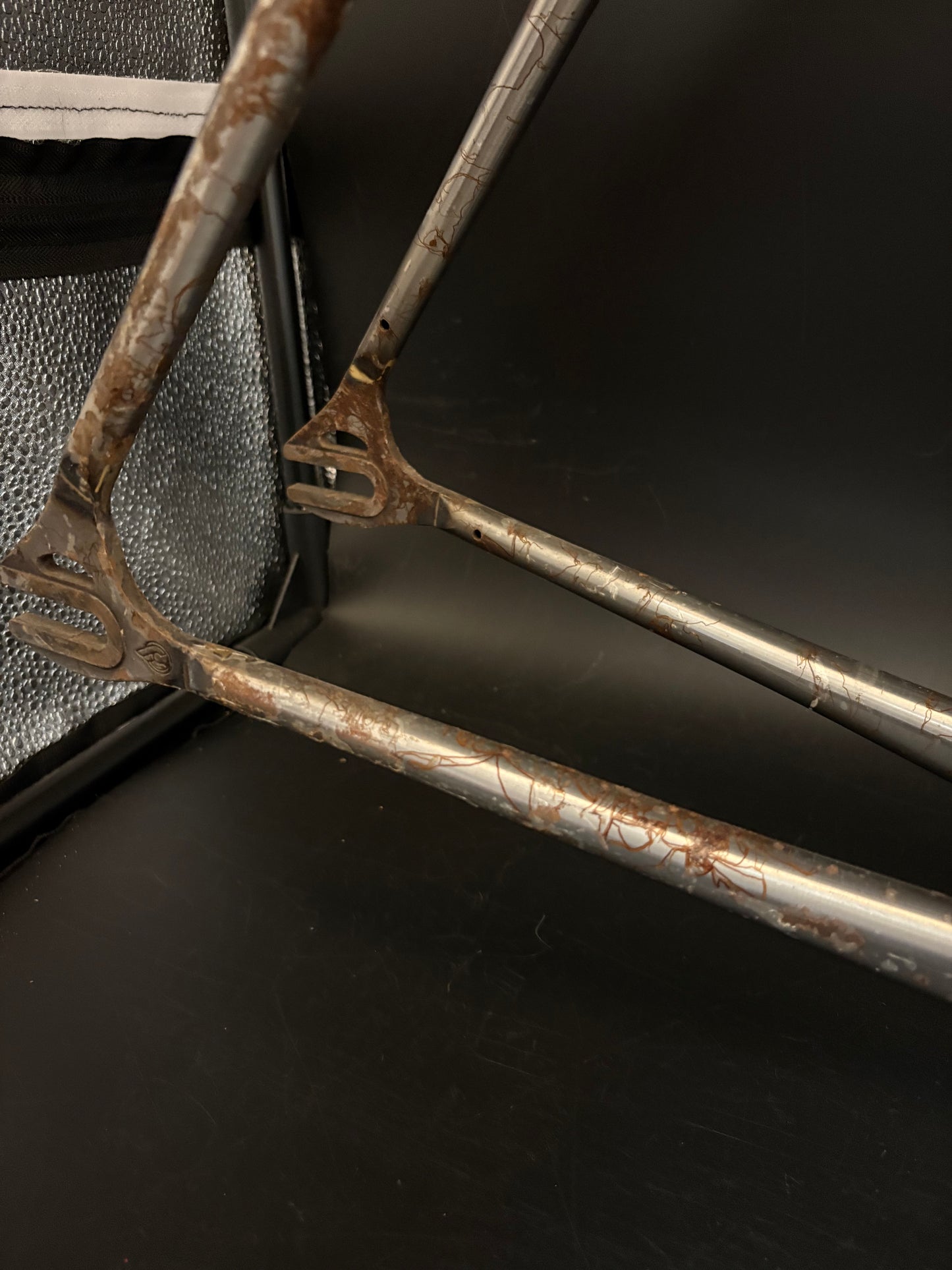 Chas’ Cinelli Mash Work Frameset Raw Prototype #1 55cm