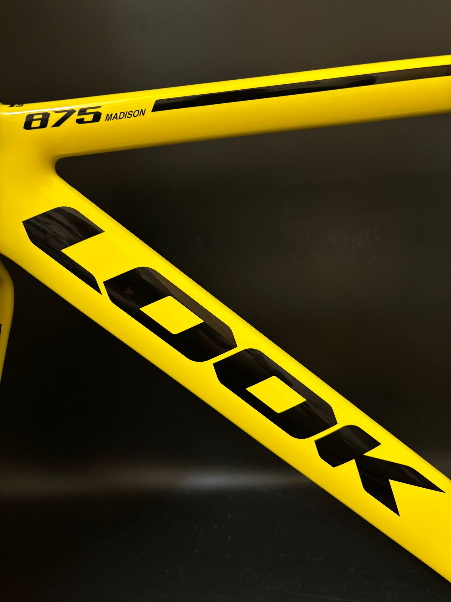 Look 875 Madison Frameset Yellow Carbon Small