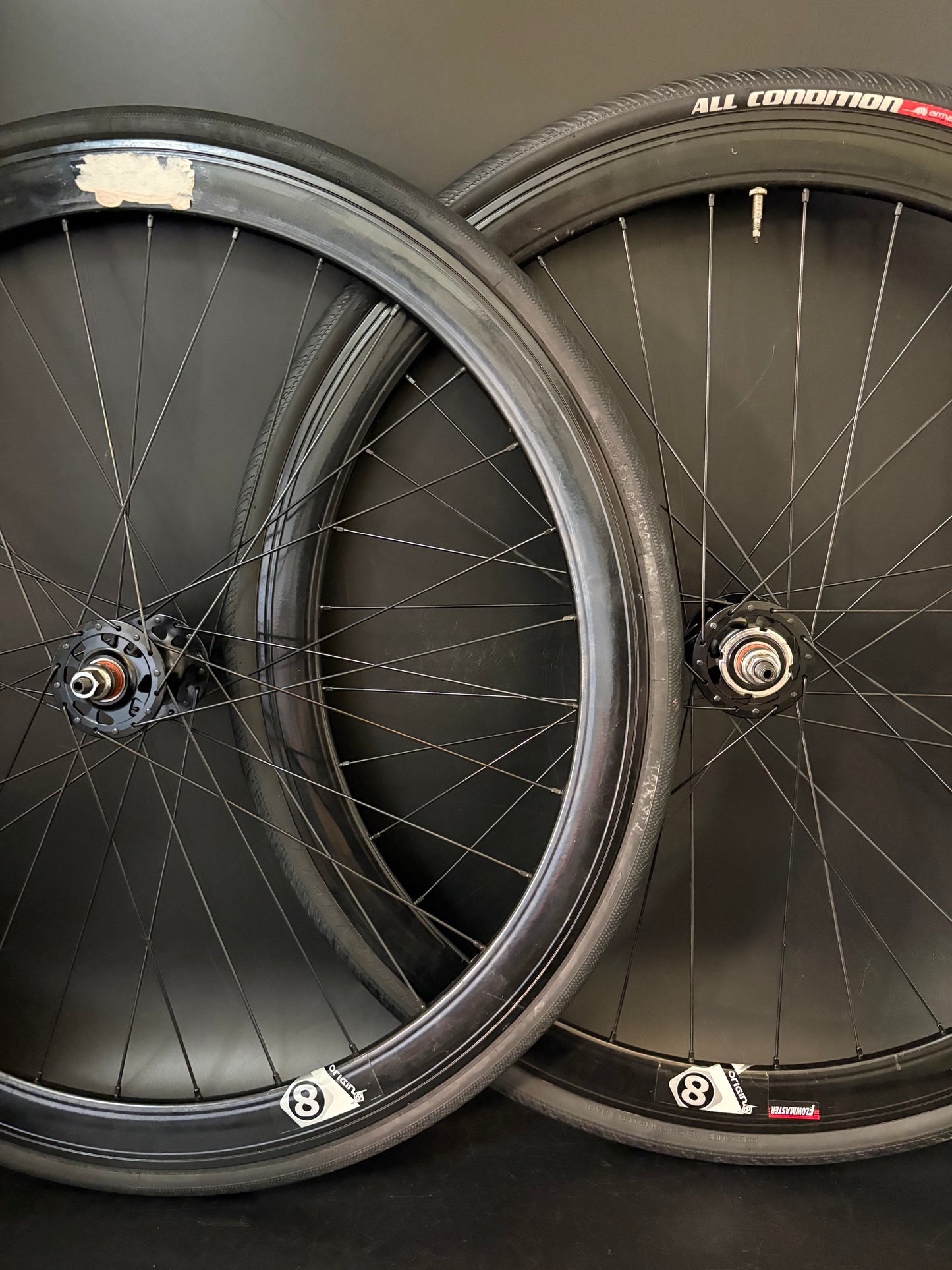 Origin 8 Track Attack Wheelset Black 32h