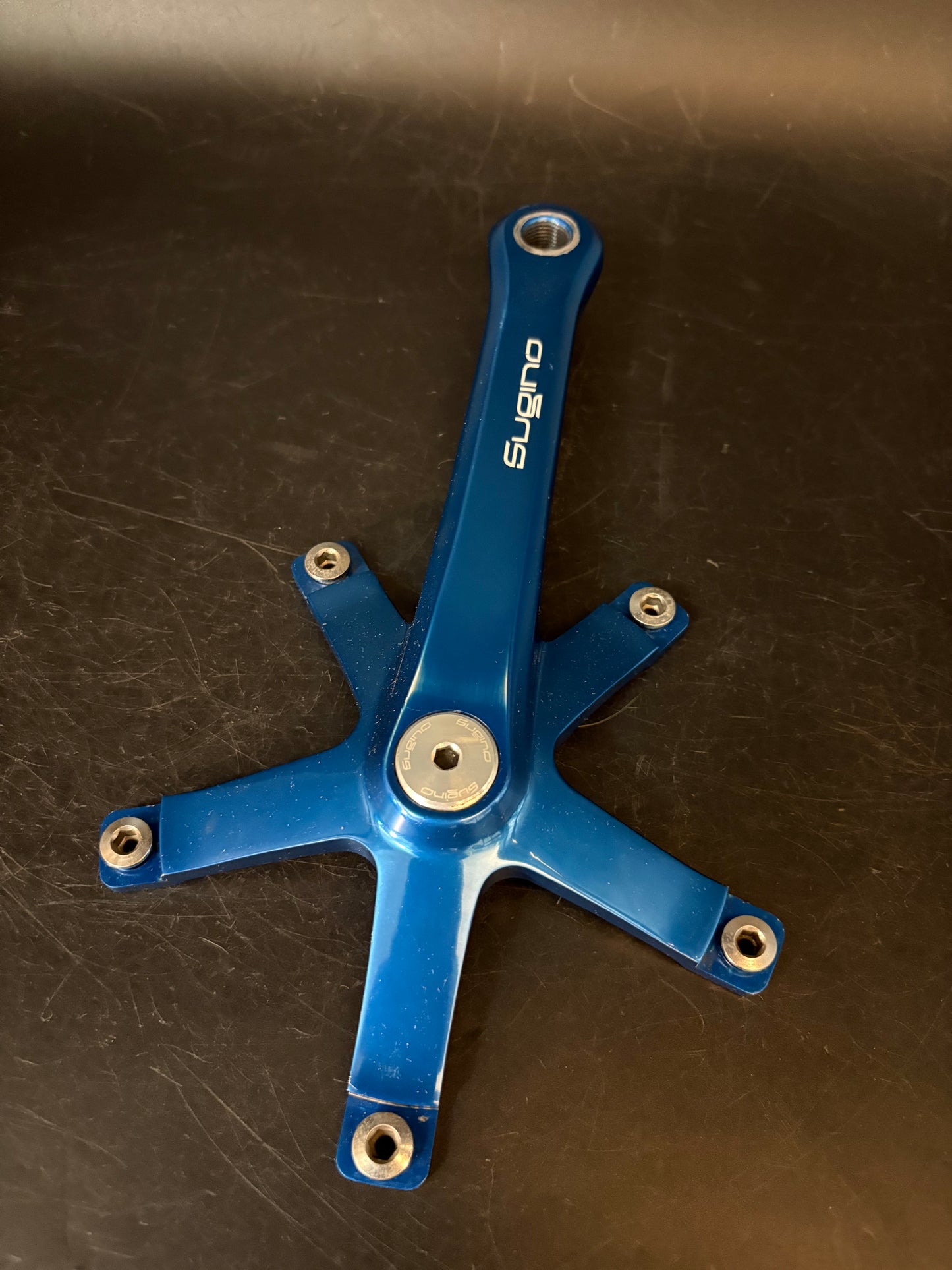 Sugino 75 Cranks Blue 165mm
