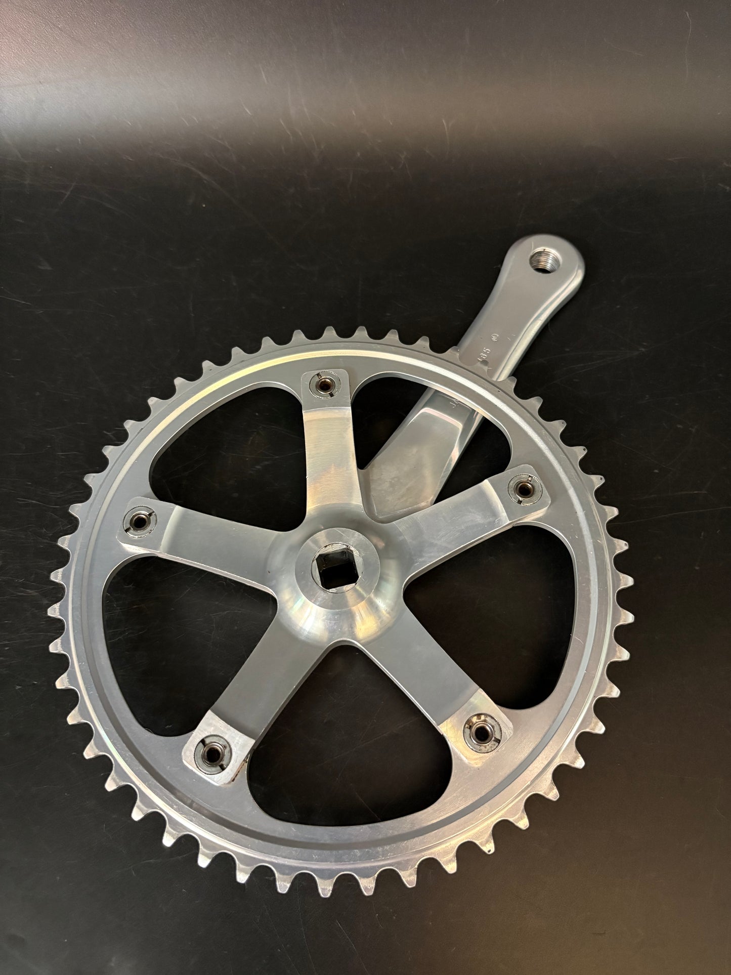 Sugino 75 Crankset Silver 165mm 49t