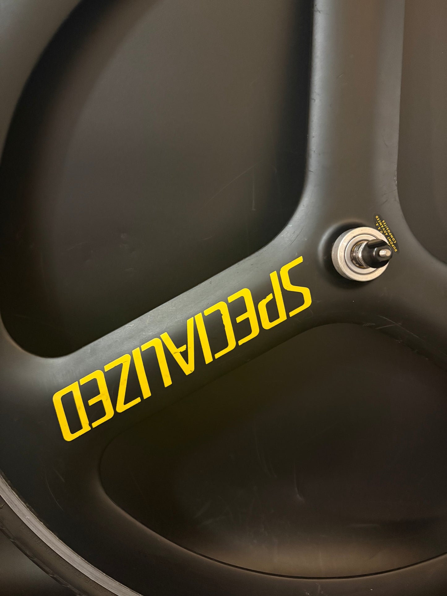 Specialized Tri Spoke Clincher Front Wheel Matte Black