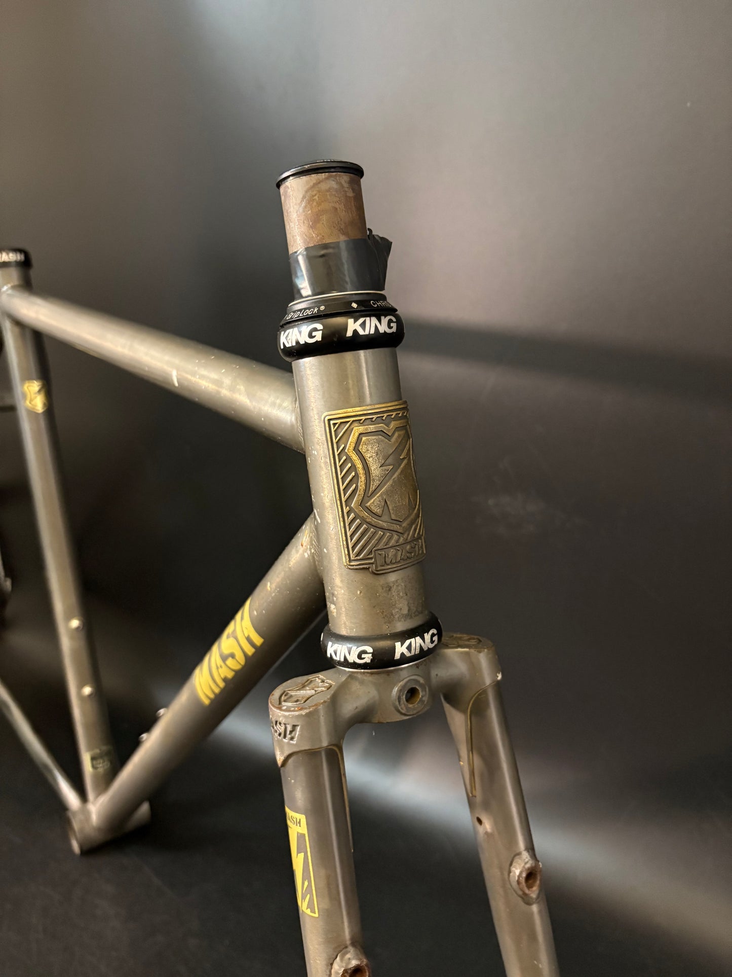 Mash Steel Frameset Raw 50cm XS w/ Rack