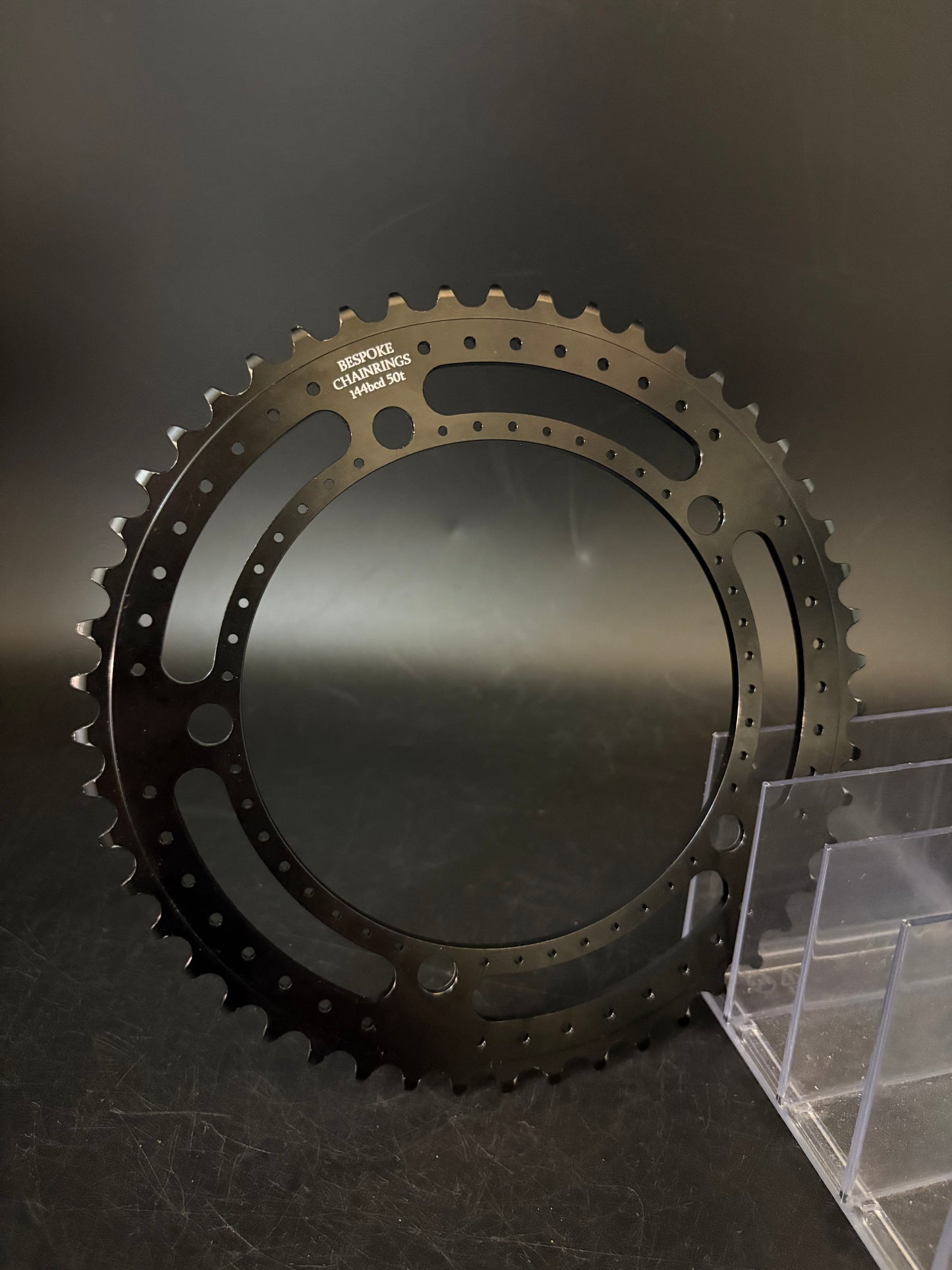 Bespoke Drillium Chainring Black 50t