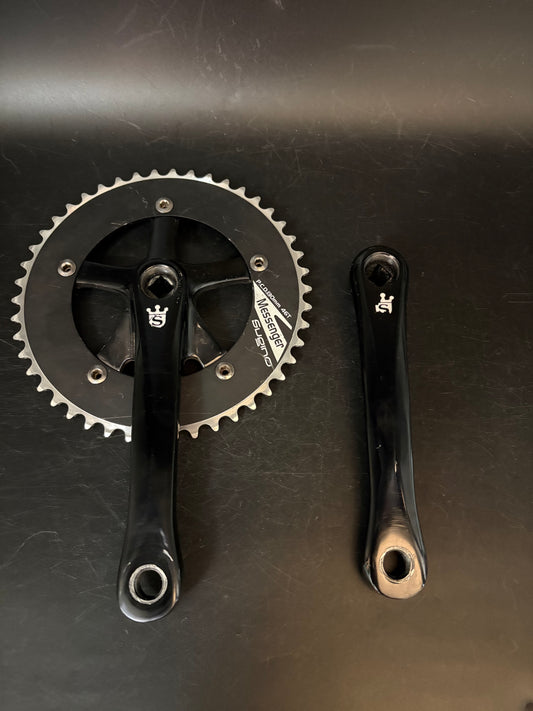 Sugino Messenger Crankset Black 170mm 46t