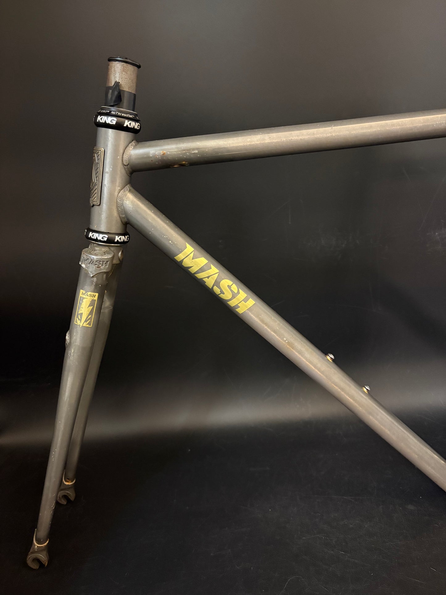 Mash Steel Frameset Raw 50cm XS w/ Rack
