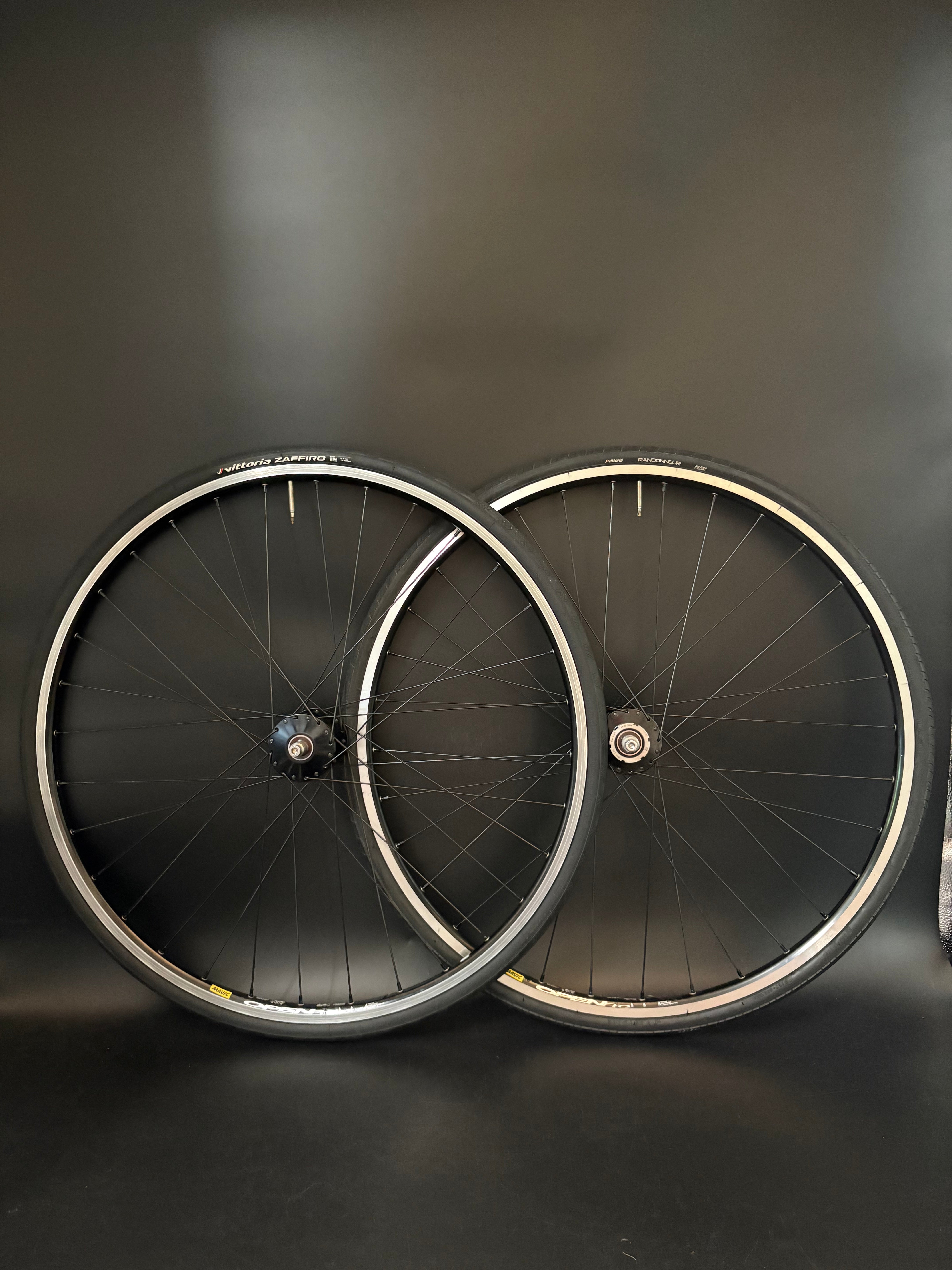 Mavic Open Pro / Phil Wood HF Wheelset Black 32h – Track Lab
