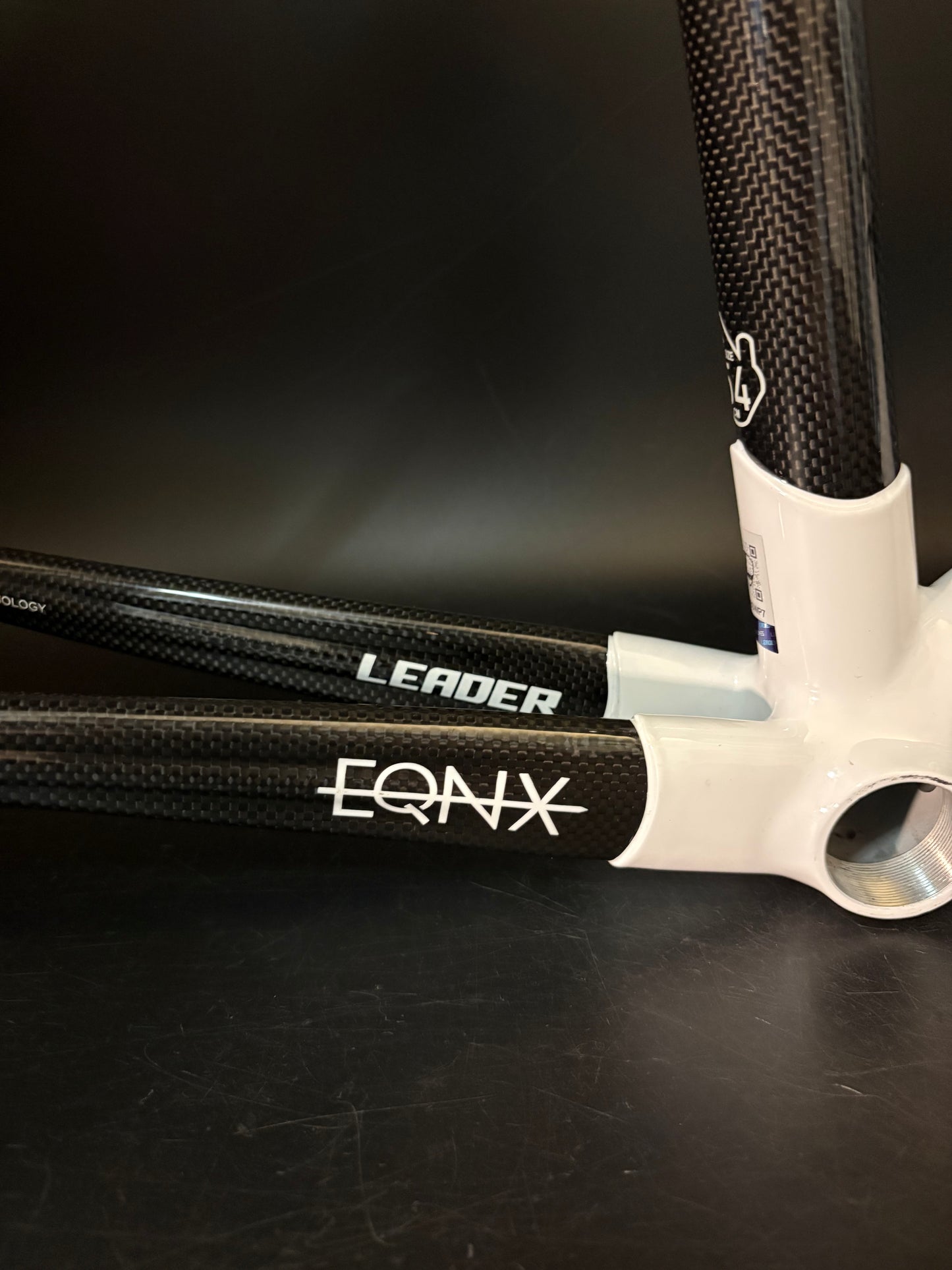 Leader EQNX Carbon Frameset White 54cm