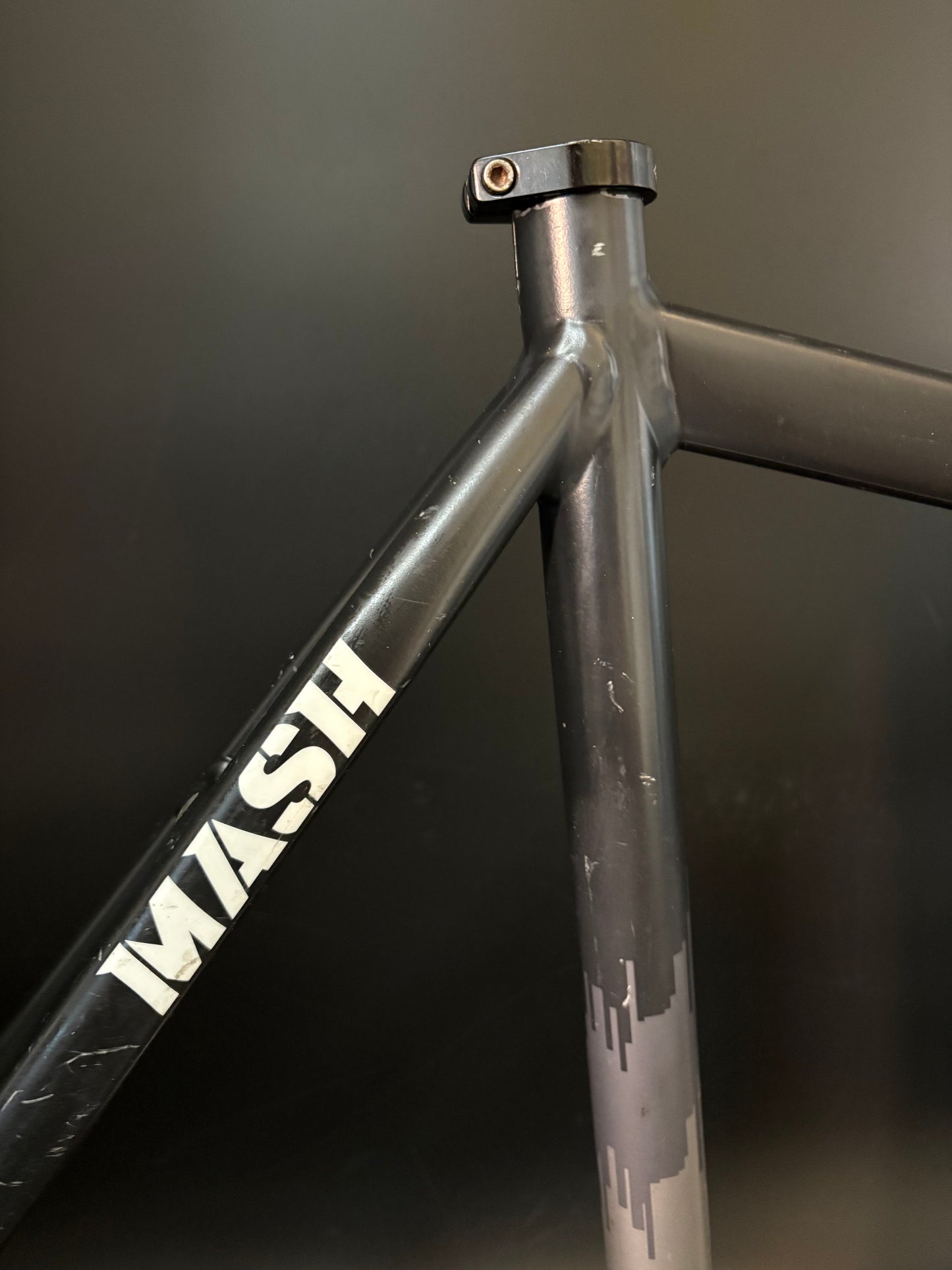 Cinelli Mash Histogram Frameset Black/Orange 53cm Medium