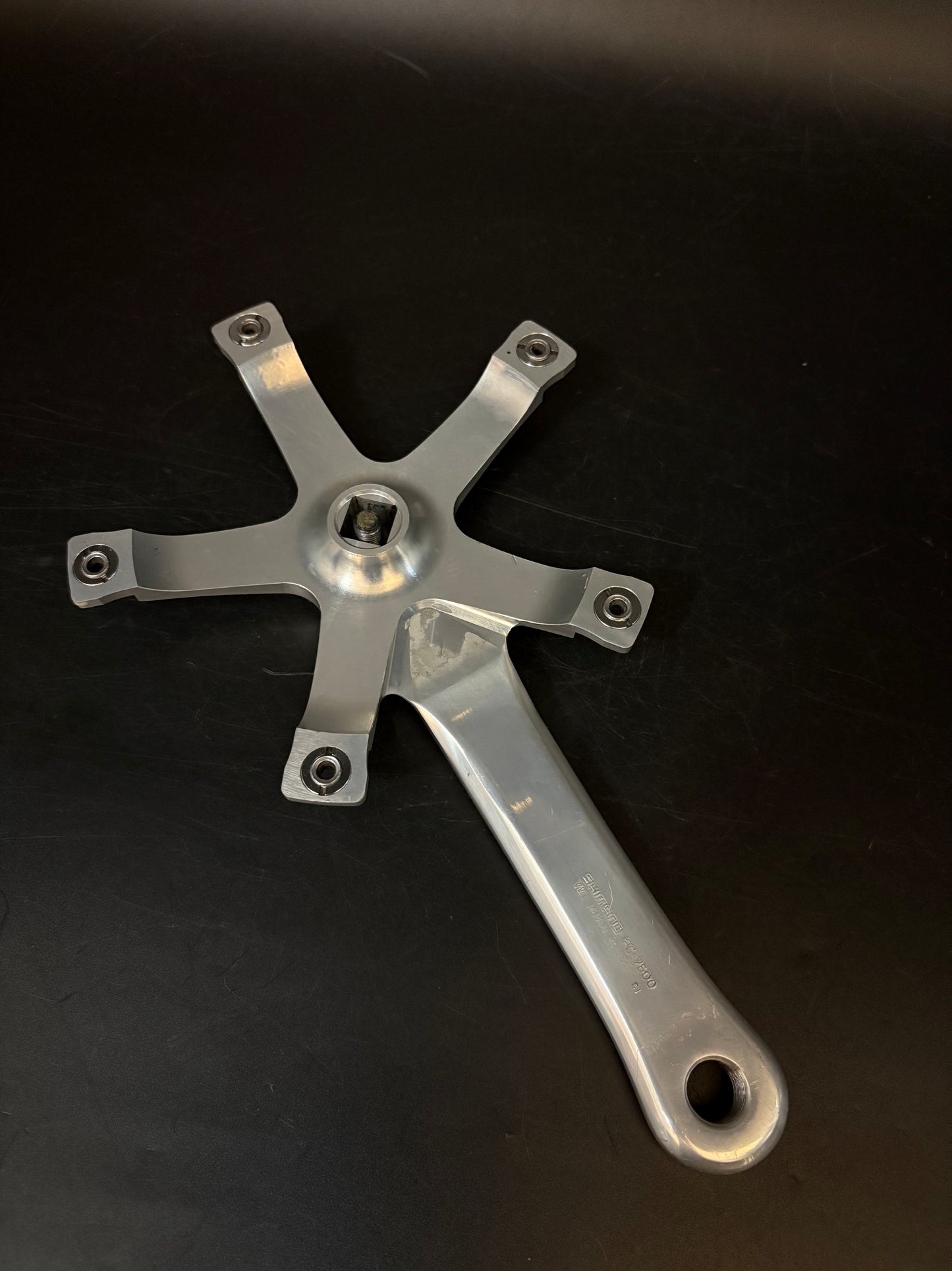 Dura Ace 7600 Cranks Silver 165mm