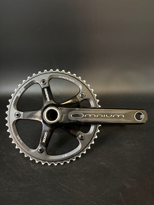 Sram Omnium Crankset Black 165mm 48t