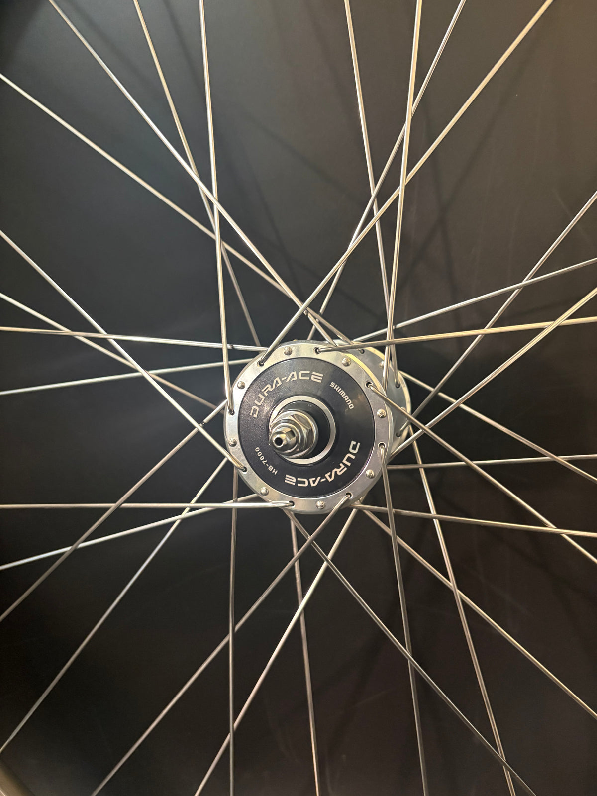 H Plus Son Tb14 / Dura Ace 7600 Wheelset Silver 32h