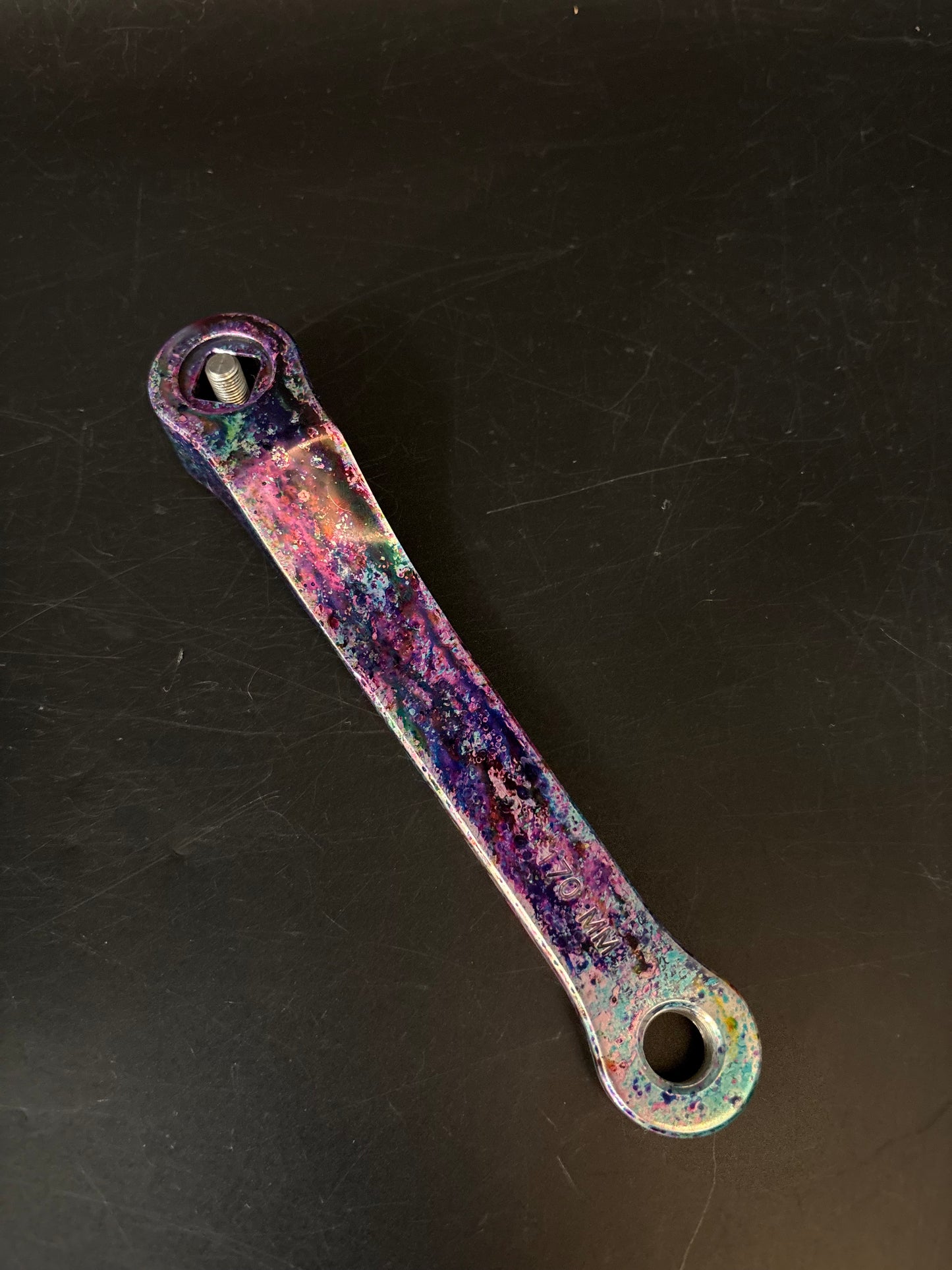 Phil Wood Track Cranks Rainbow Ano 170mm