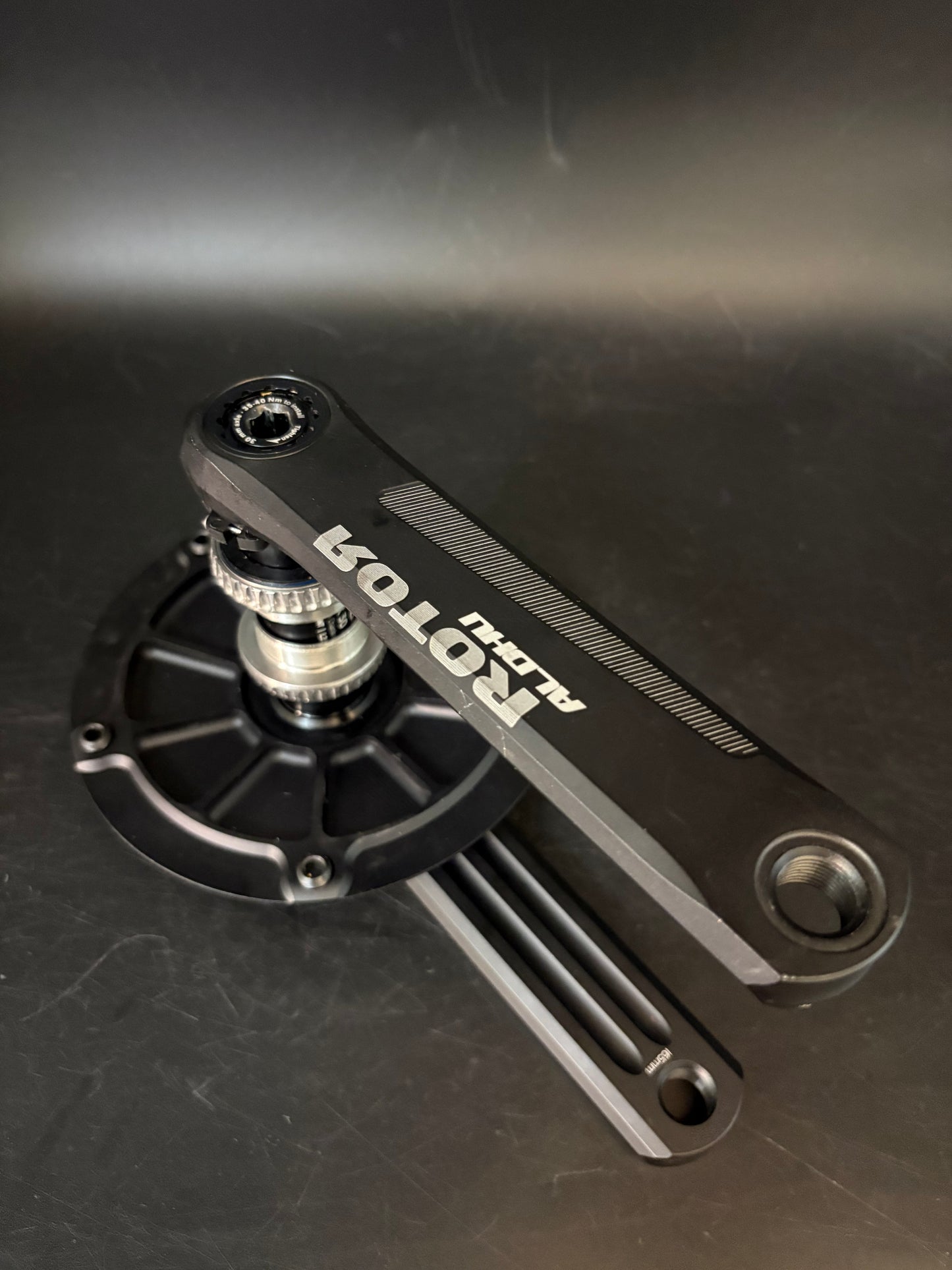 Rotor Aldhu Cranks Black 165mm