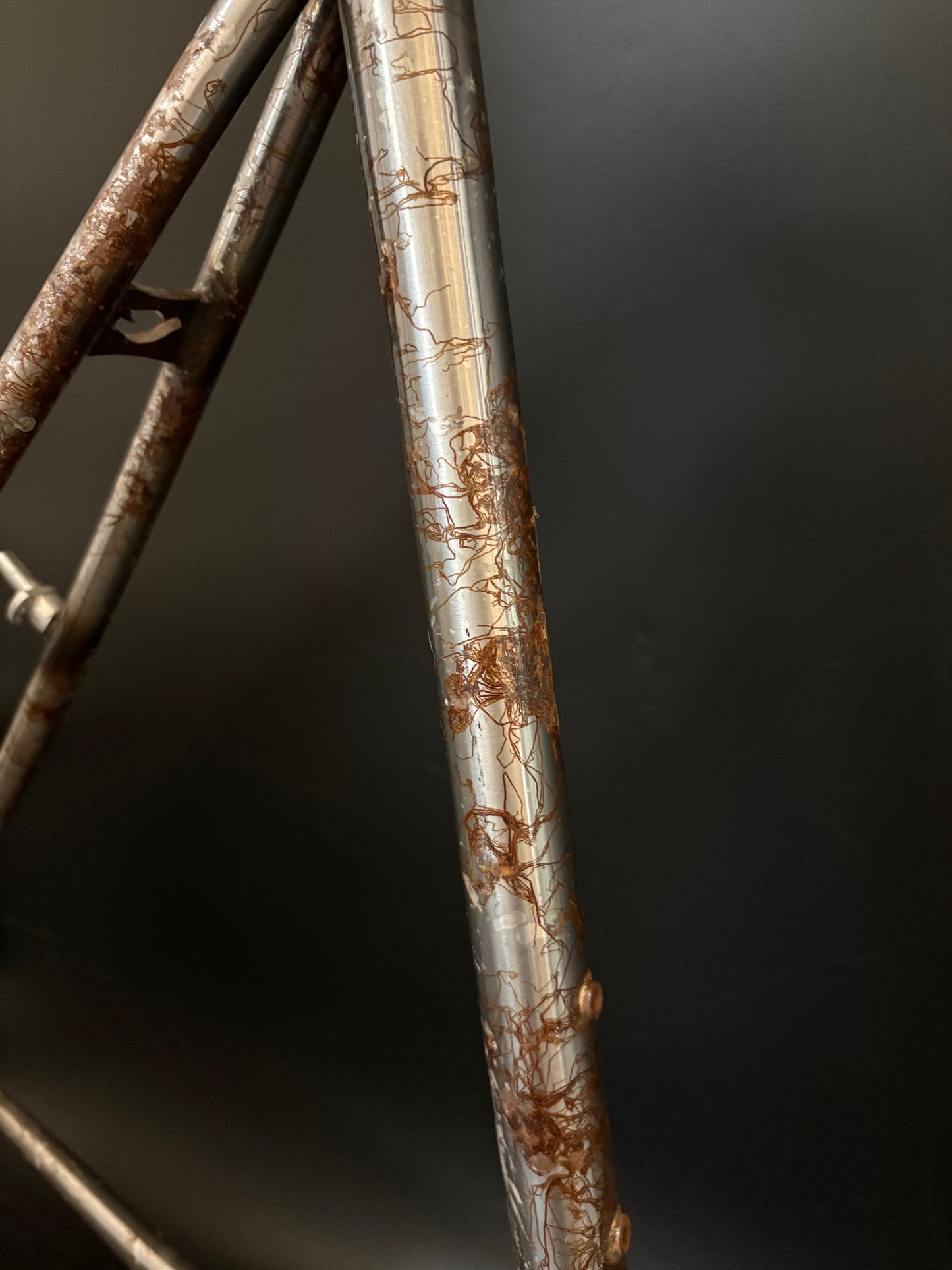 Chas’ Cinelli Mash Work Frameset Raw Prototype #1 55cm