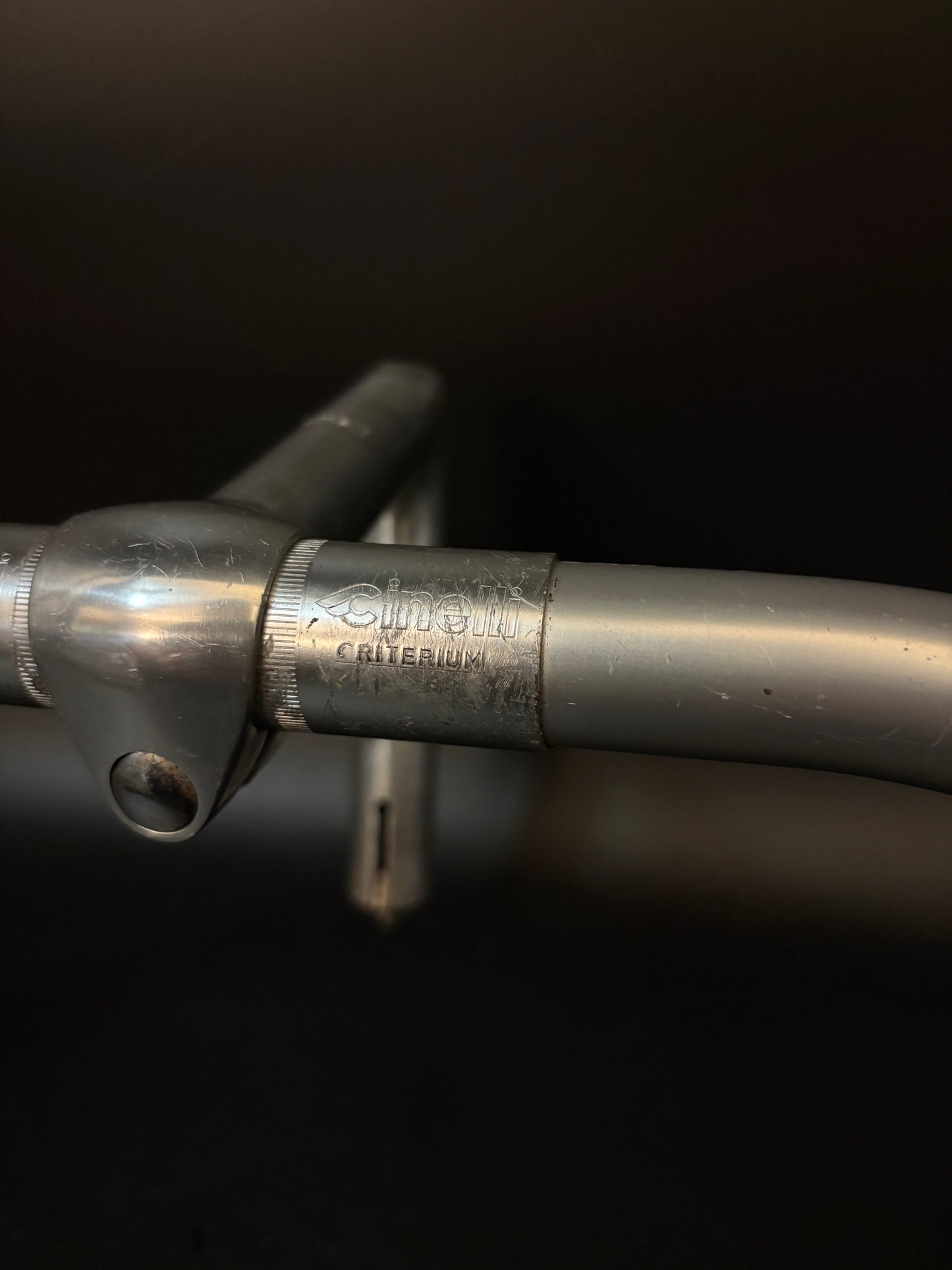 Cinelli Criterium Drop Handlebar Silver 40cm 26.0 + Cinelli Quill Stem 130mm