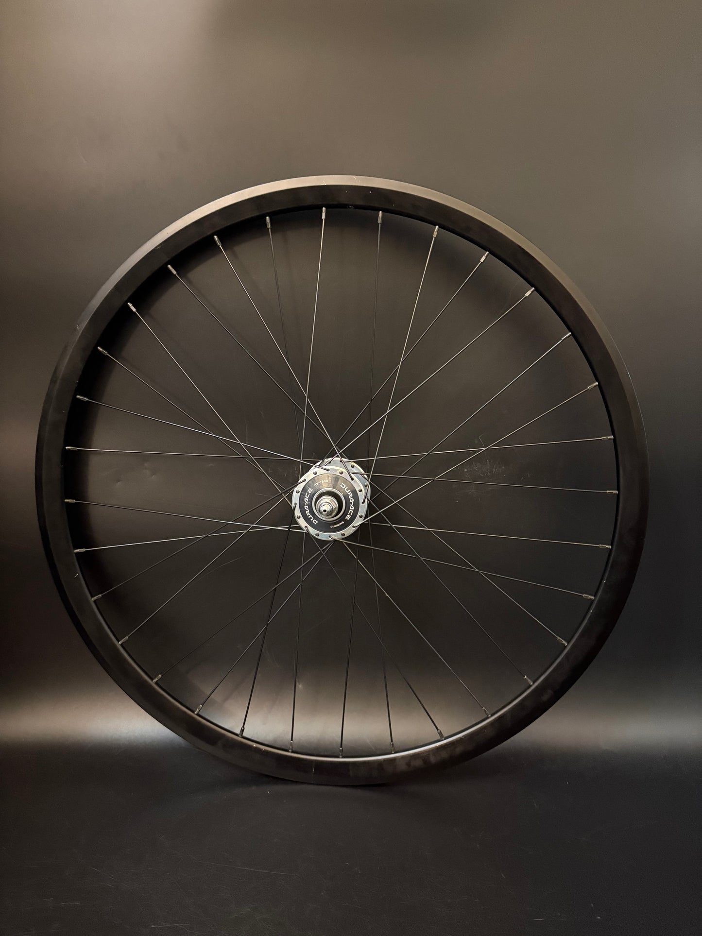 Velocity Deep V Black / Dura Ace HF 7600 Wheelset 32h