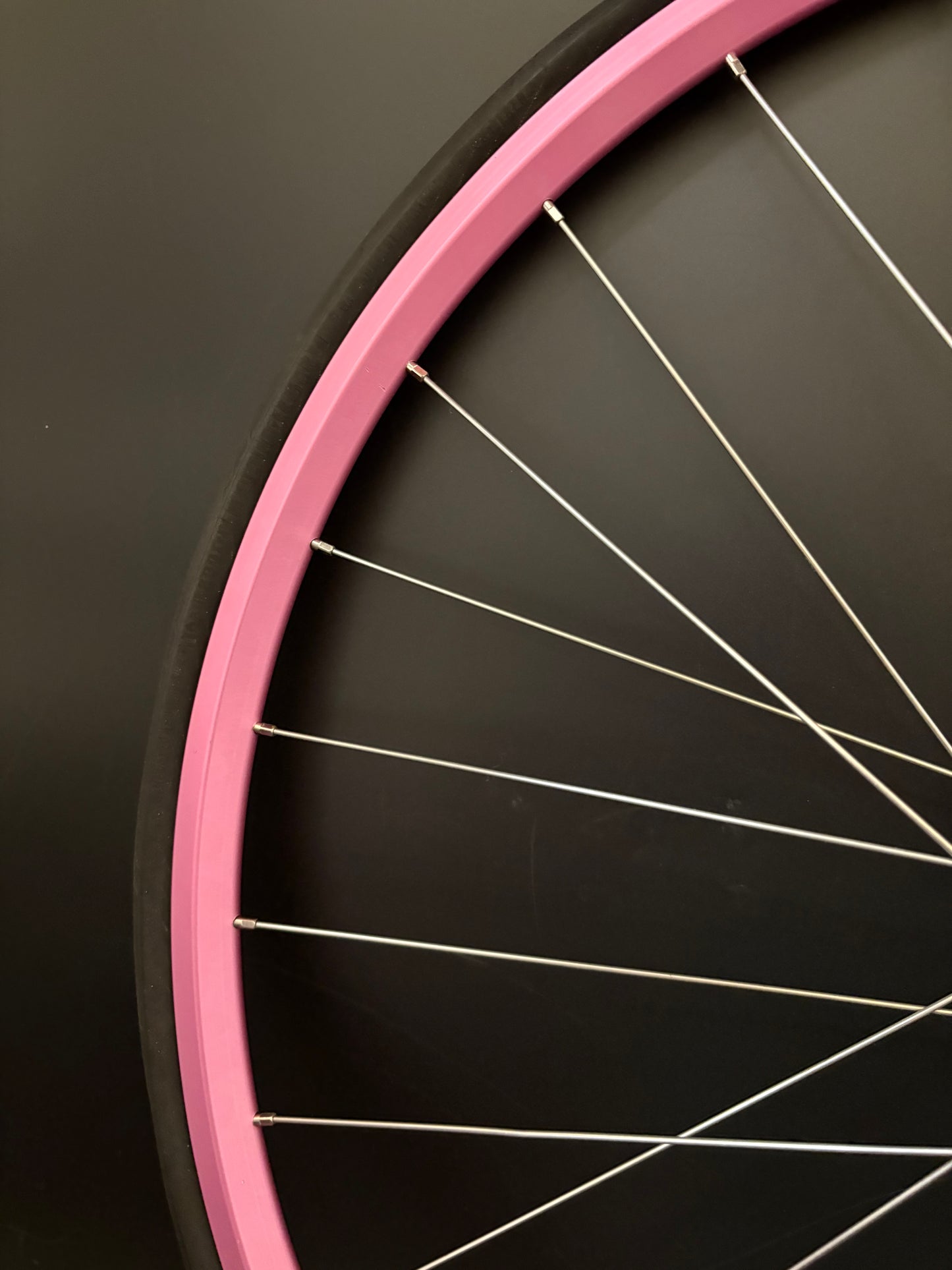 Velocity A23 Turquoise + Pink / Mash SF x Phil Wood Wheelset 28h