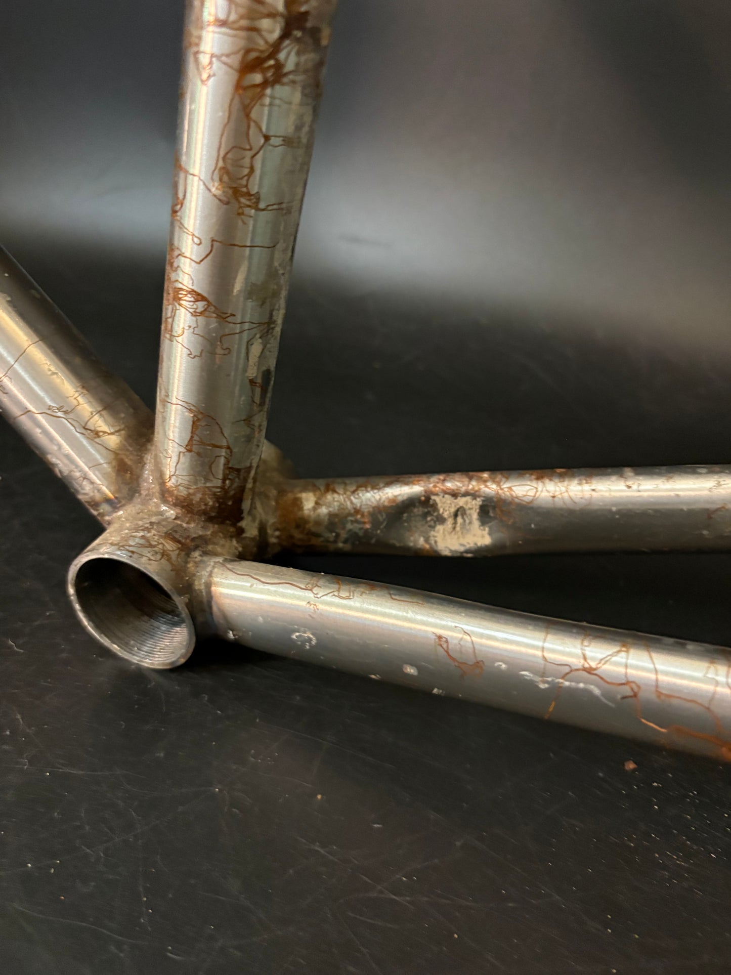 Chas’ Cinelli Mash Work Frameset Raw Prototype #1 55cm