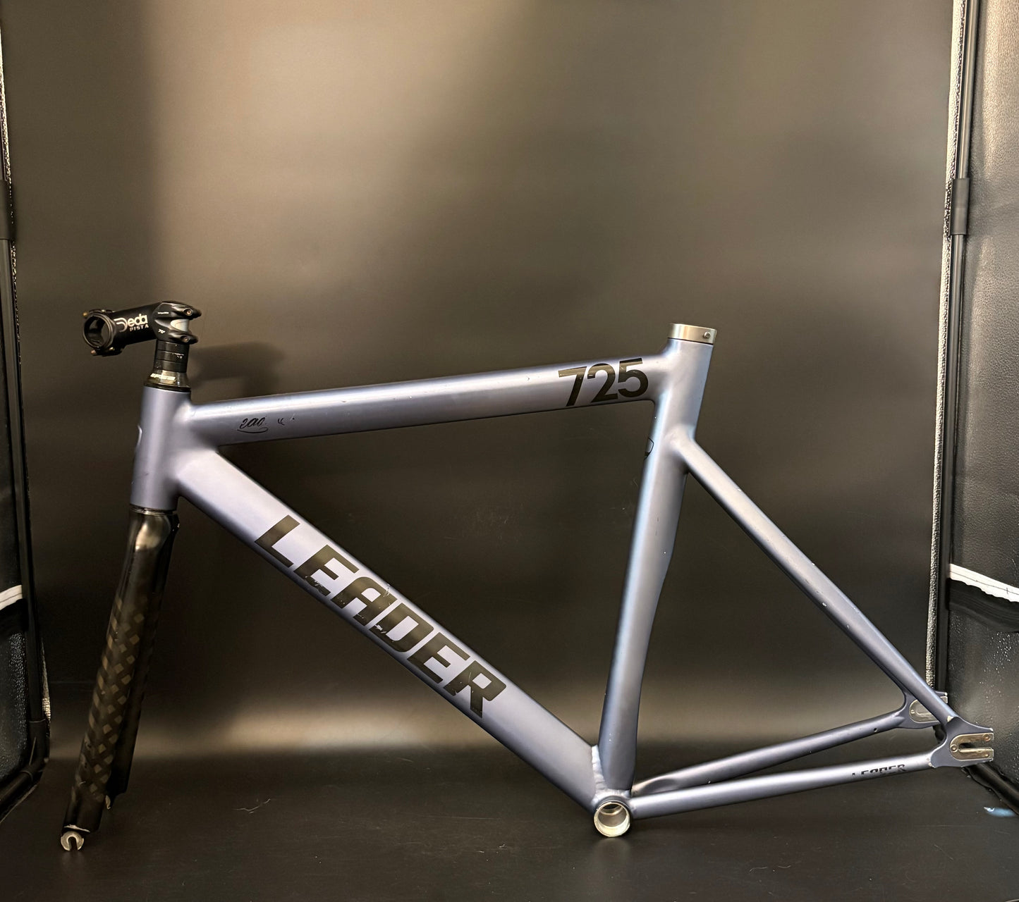 Leader 725 Frameset Pearlescent Blue 55cm