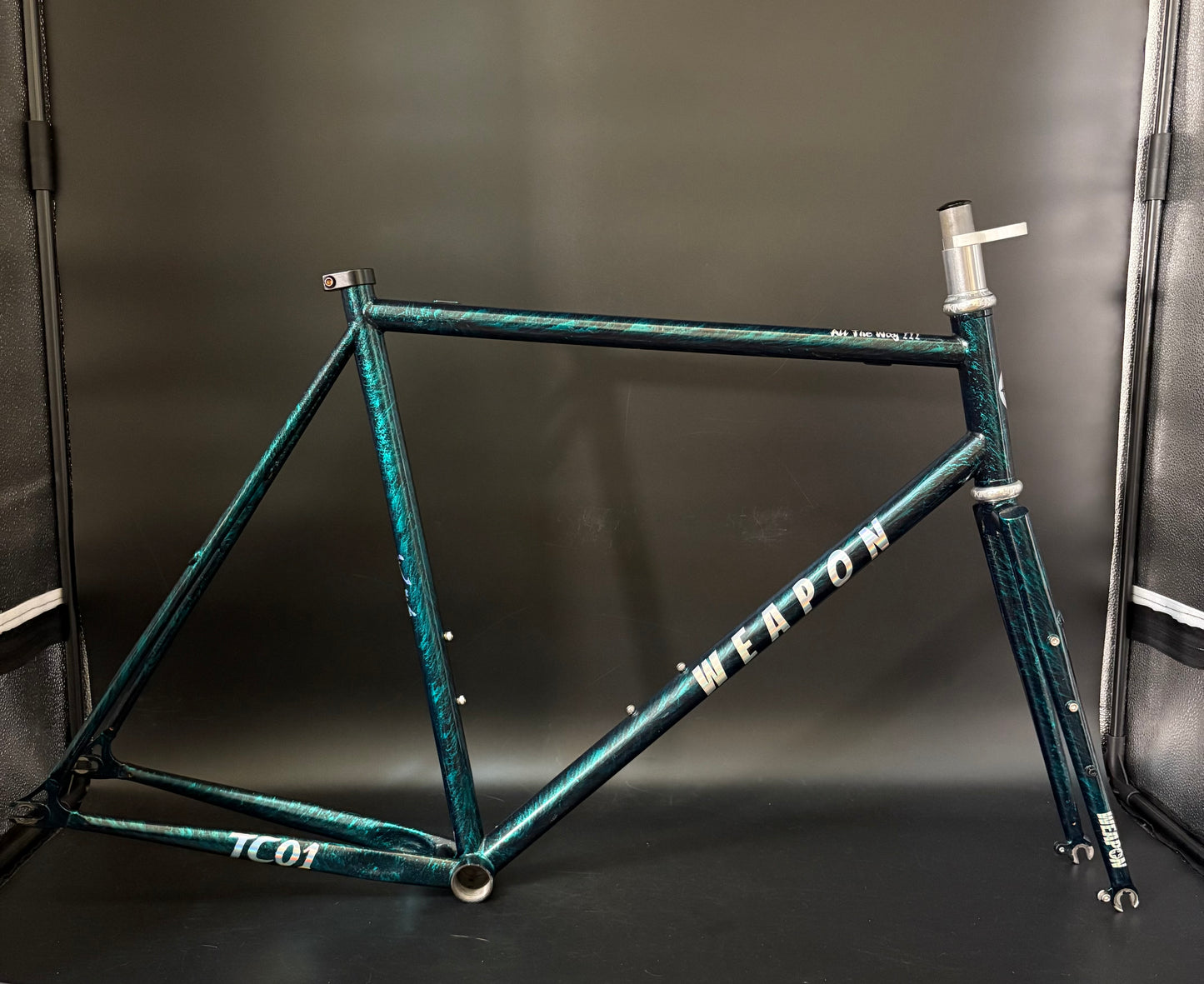 Weapon TC01 Frameset Marble Green XL 58cm
