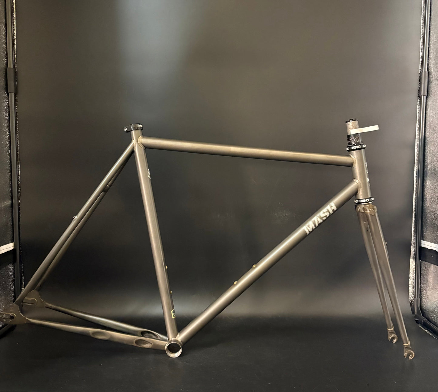Mash Steel Frameset Raw 55cm