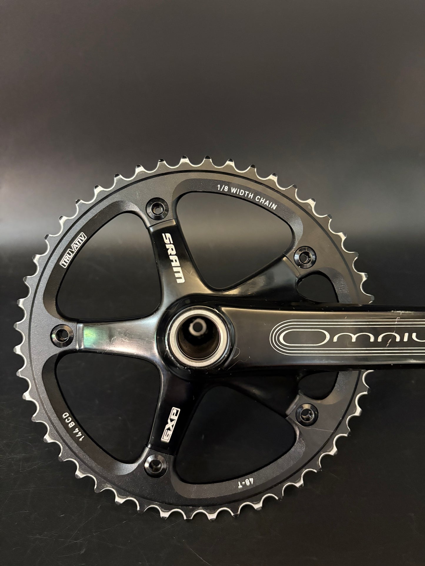 Sram Omnium Crankset Black 170mm 48t