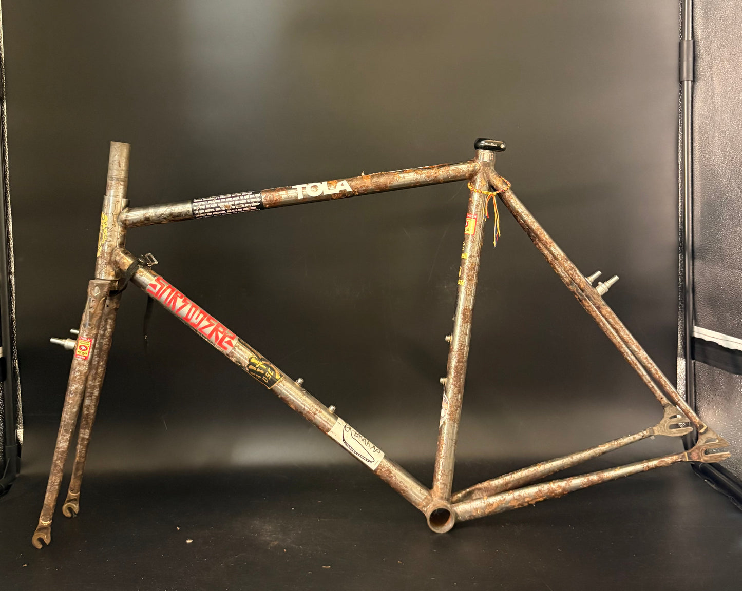 Chas’ Cinelli Mash Work Frameset Raw Prototype #2 55cm