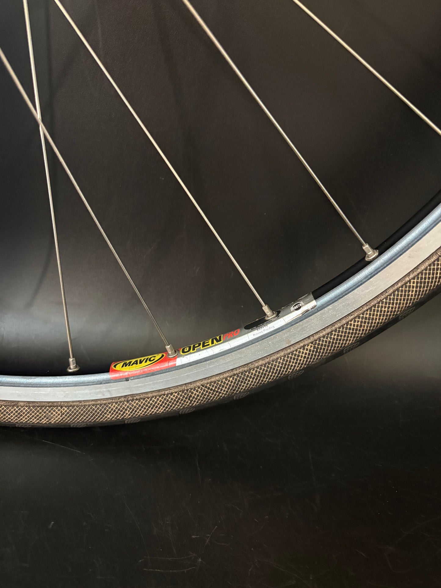 Mavic Open Pro Black / Dura Ace LF 7710 Wheelset 28h