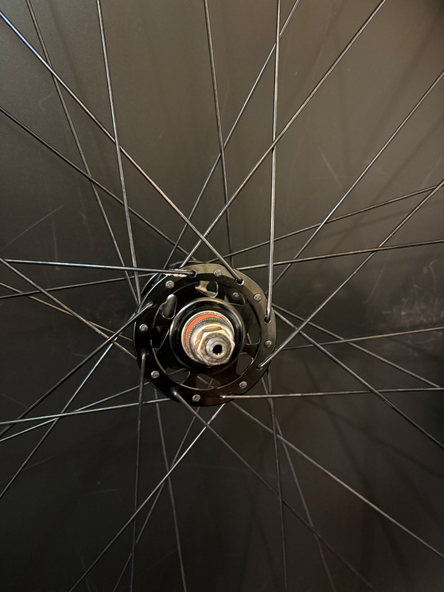 Velocity Deep V / Origin 8 Front Wheel Black 32h