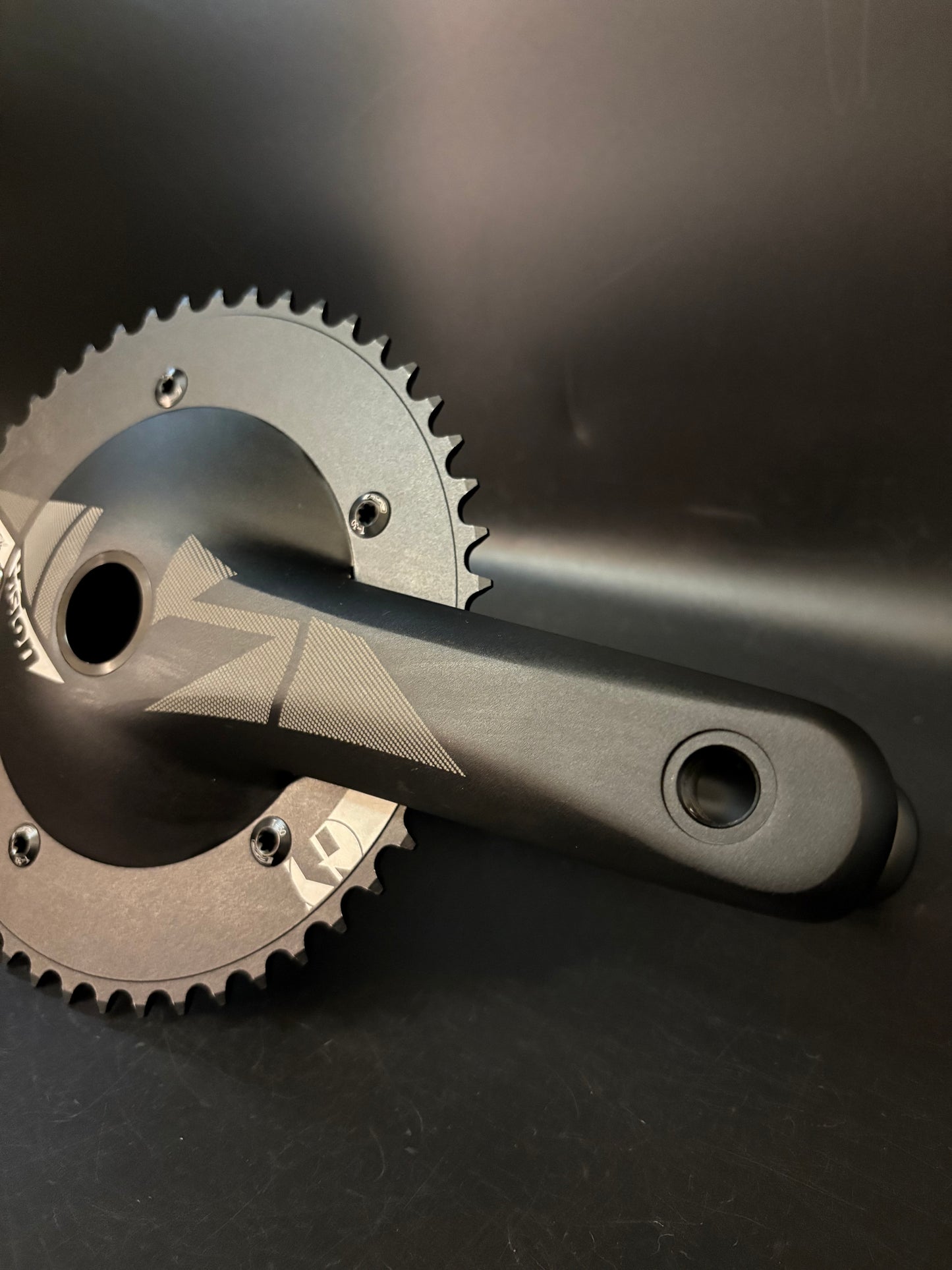 Vision Evo Track Crankset Black 165mm 49t