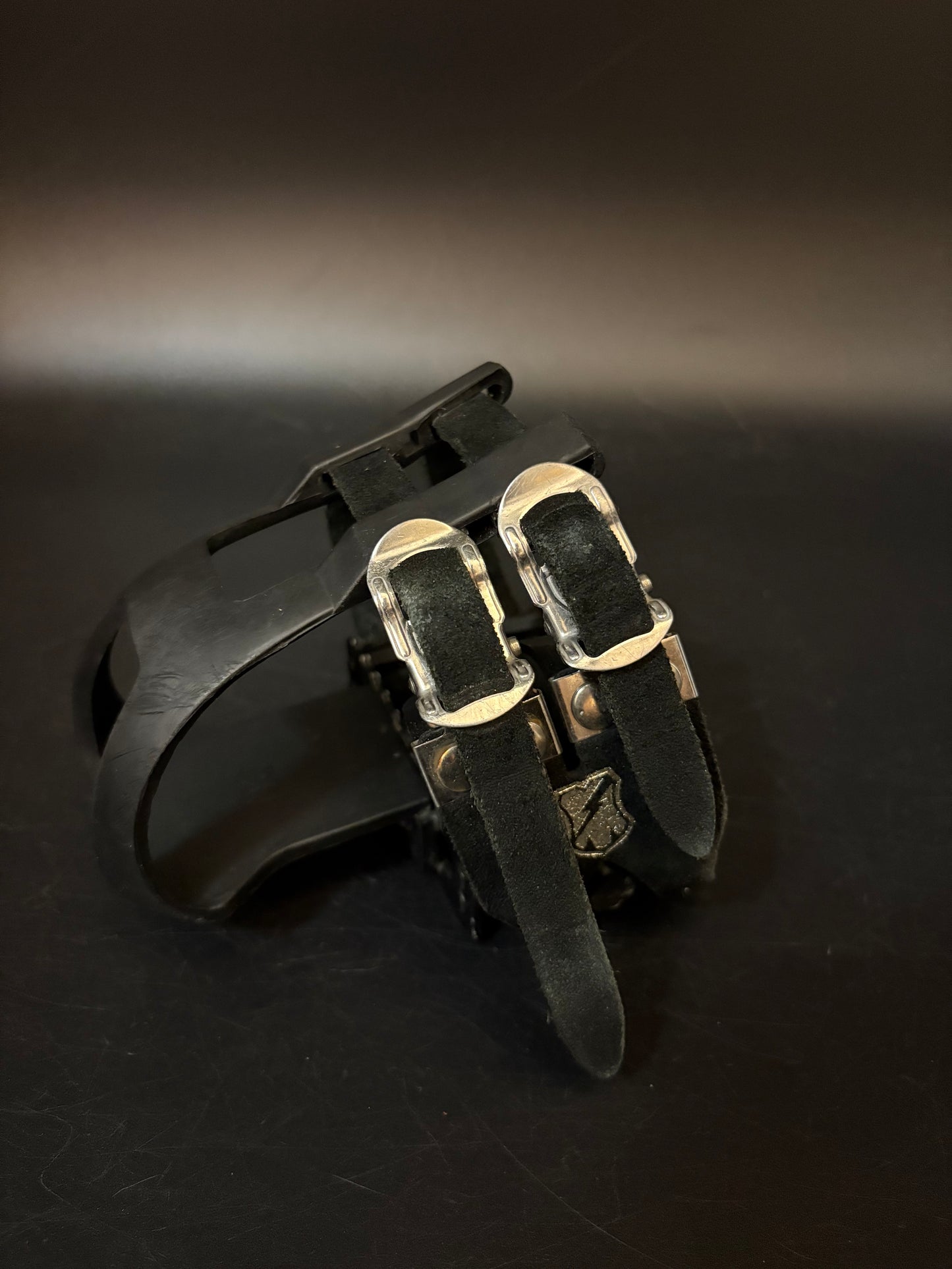 MKS Mash Pedals Black / Mash Double Straps Pedal Setup