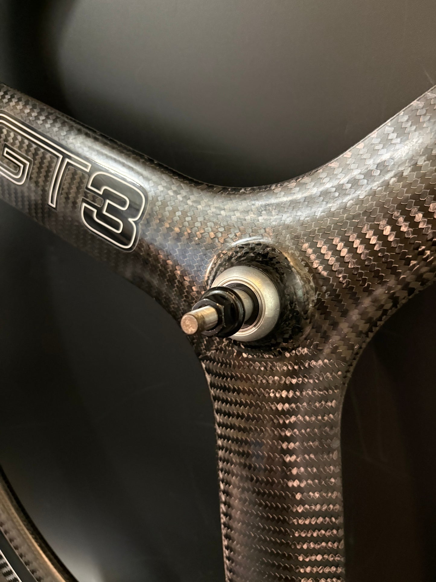 HED GT3 Tri Spoke Front Wheel Carbon Tubular